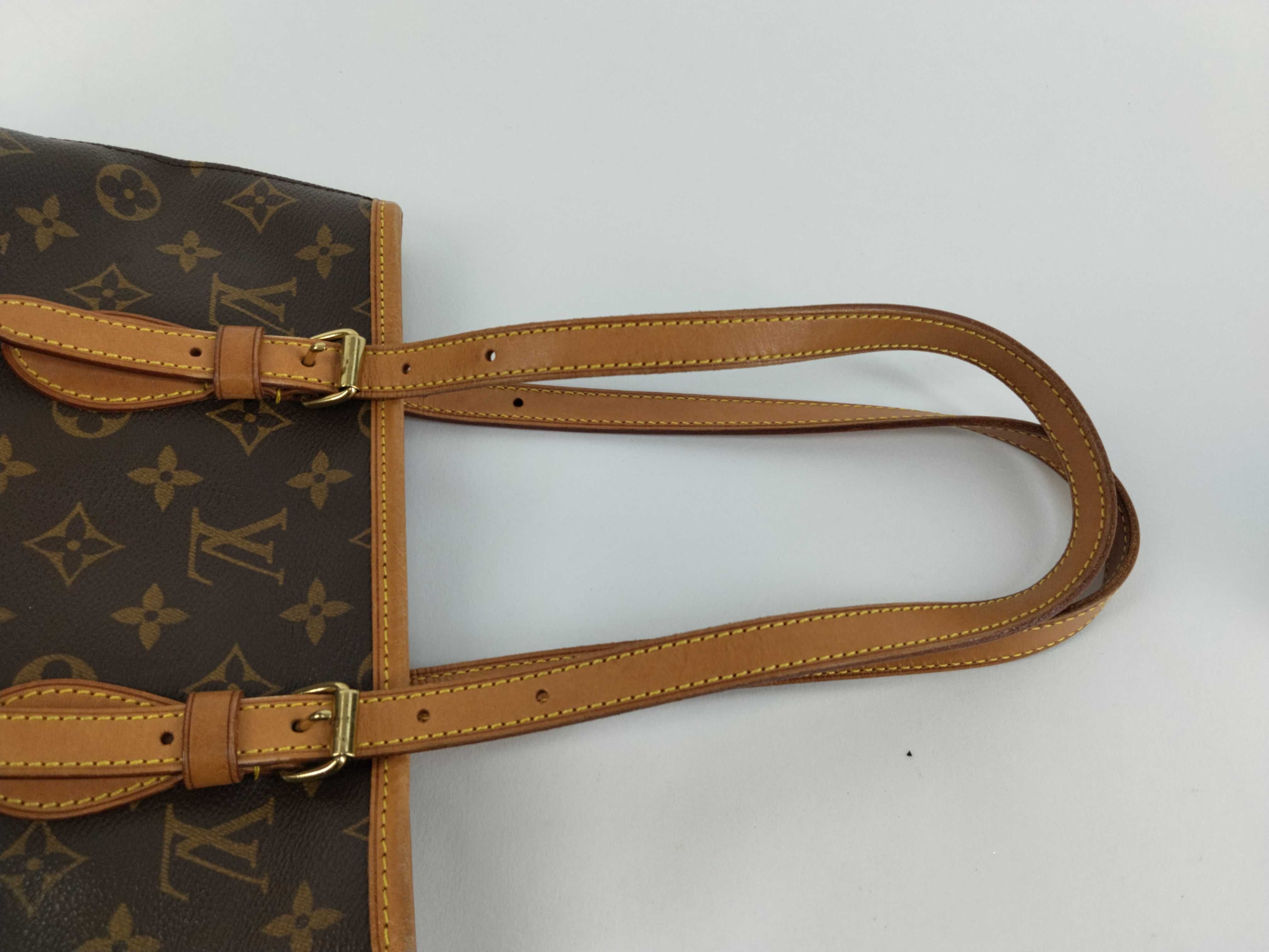 Monogram Louis Vuitton Bucket Tote Bag — view 4