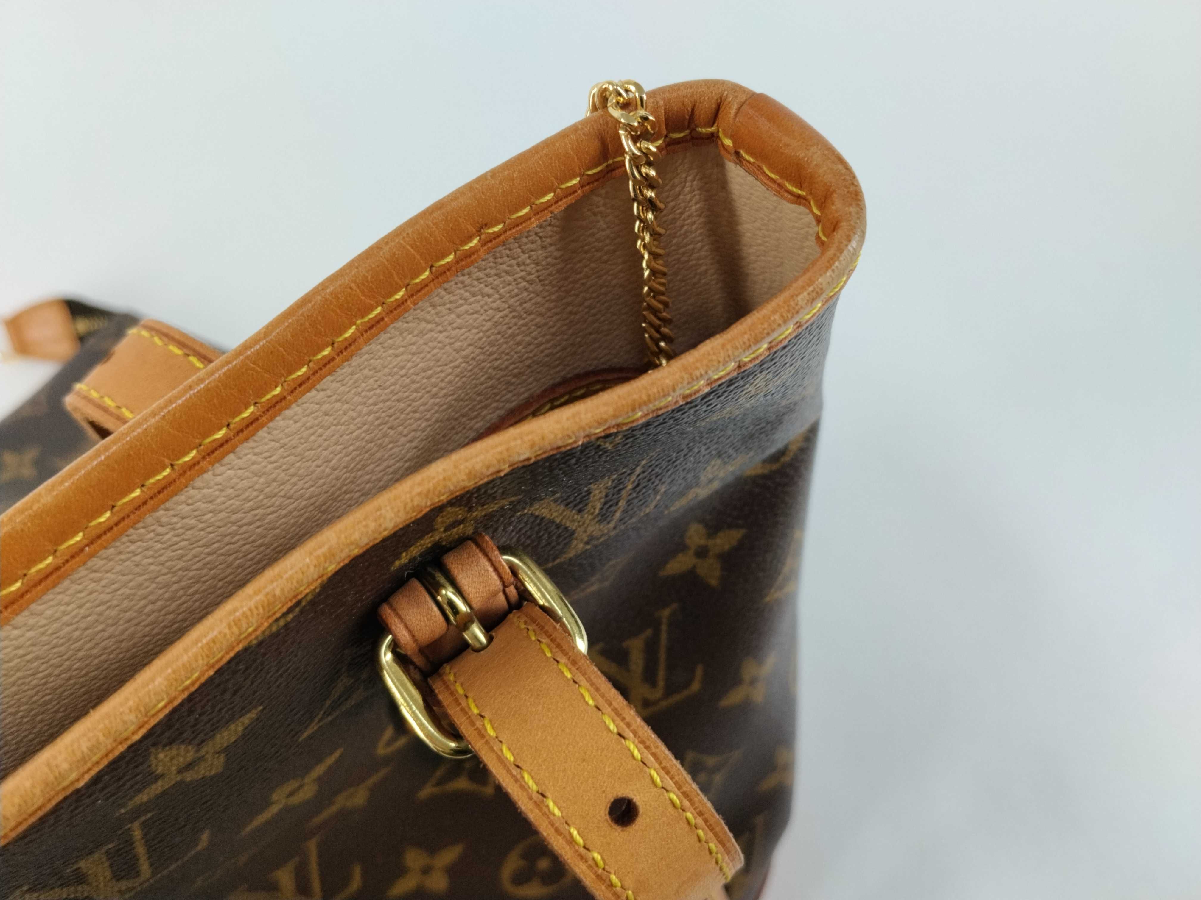 Monogram Louis Vuitton Bucket Tote Bag — view 8