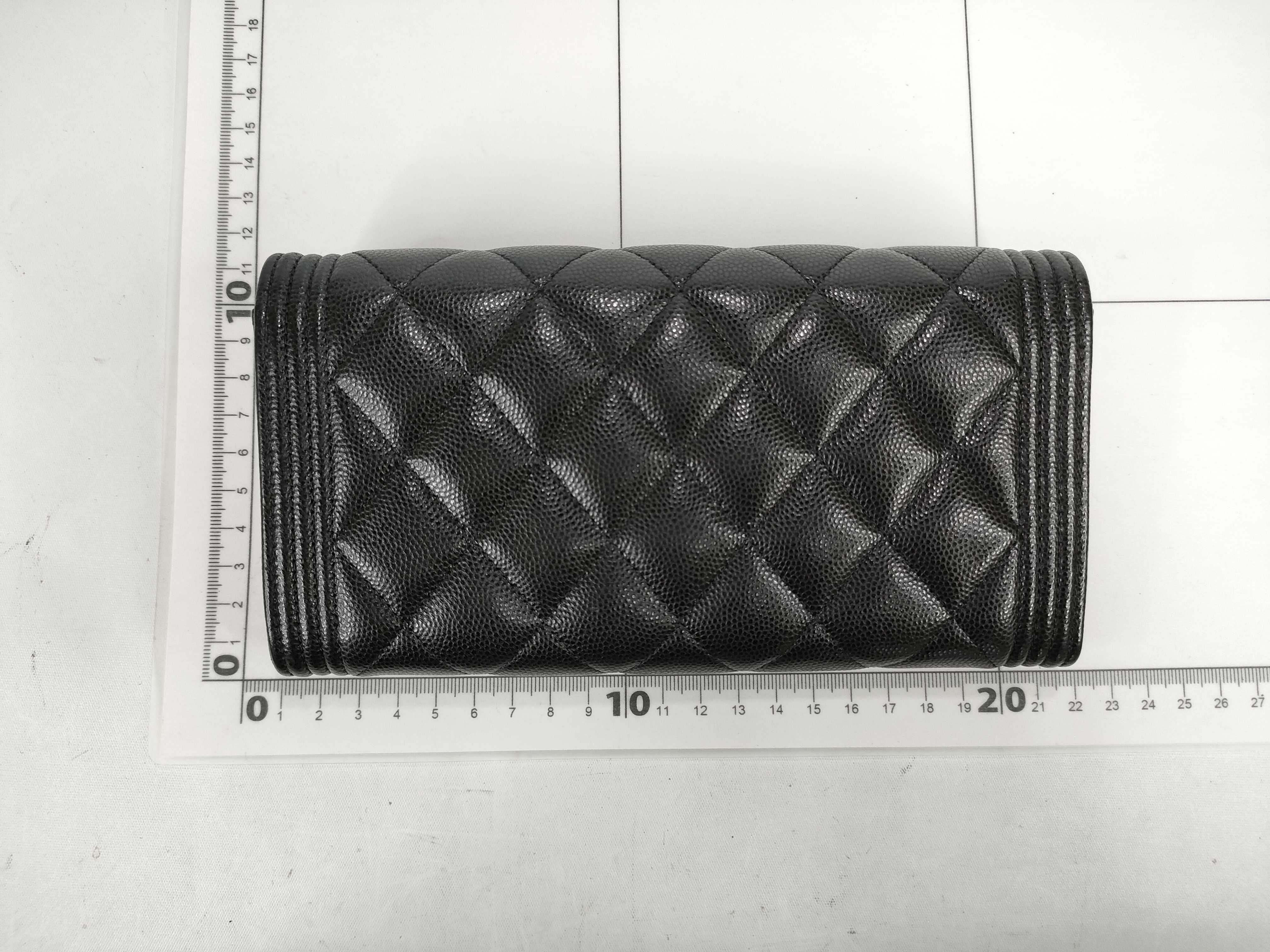 Caviar Skin Chanel Boy Long Wallet No. 31 Wallet — view 2