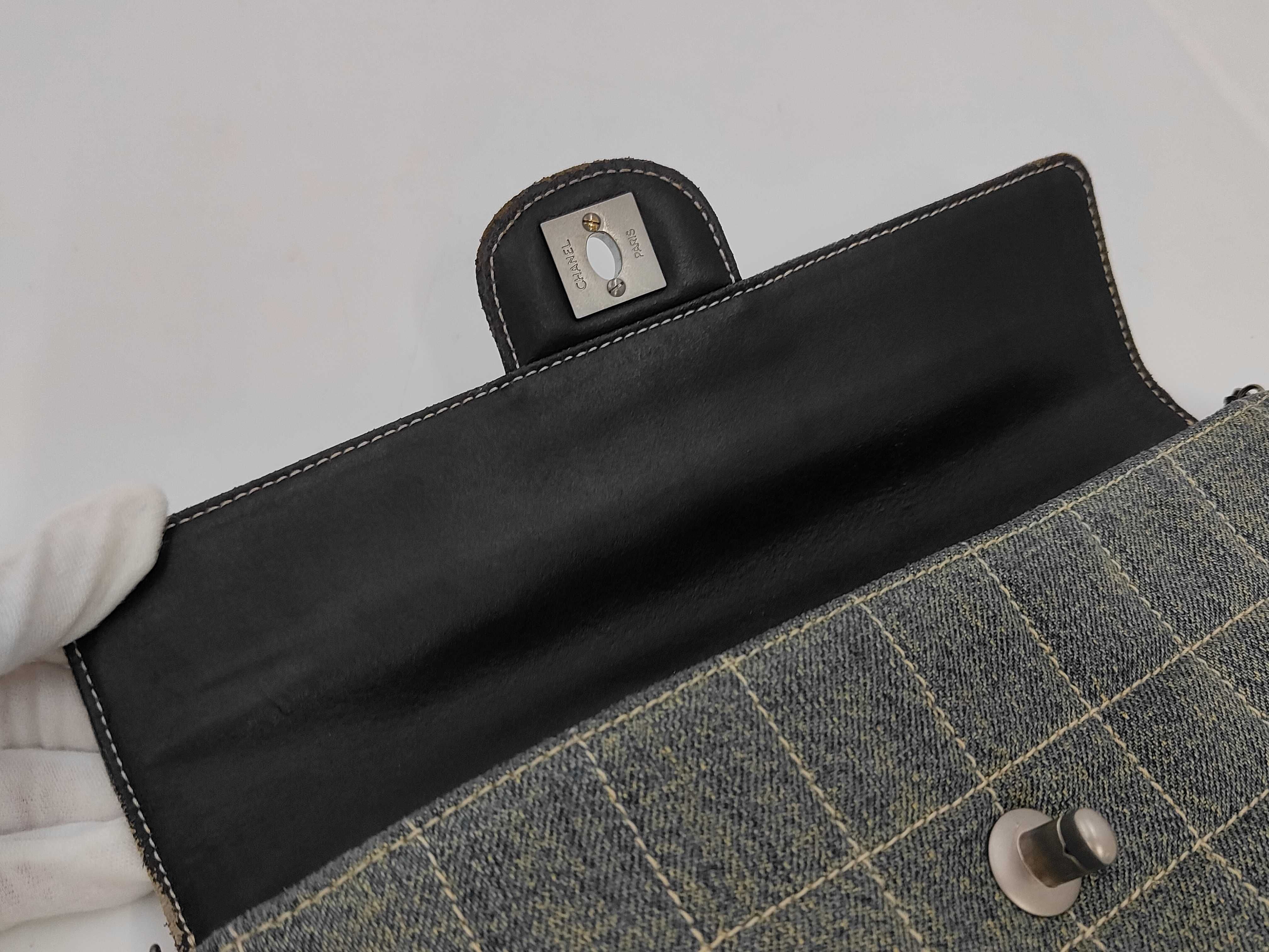 Chocolate Bar Denim Semi-Shoulder Bag — view 12