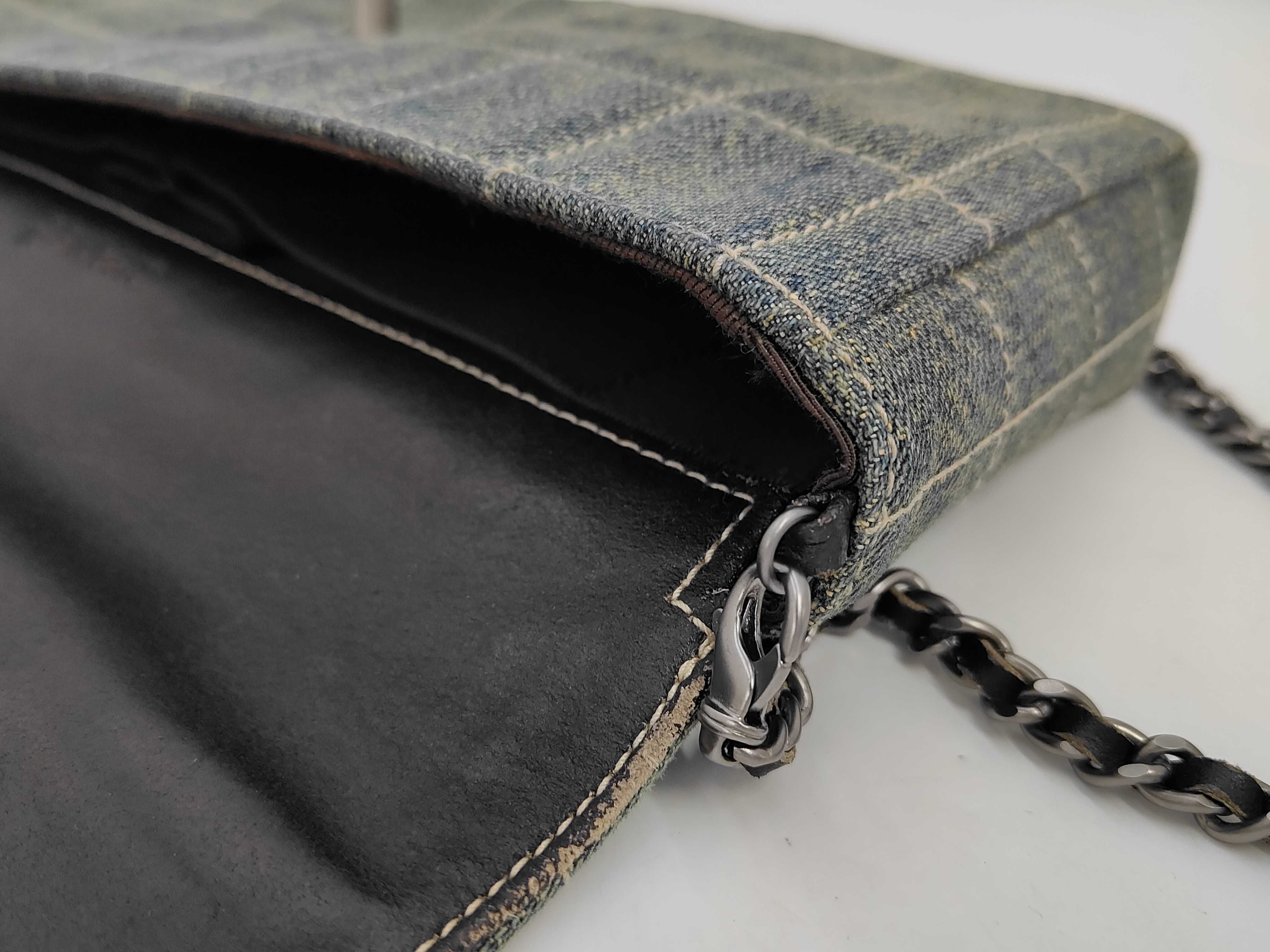 Chocolate Bar Denim Semi-Shoulder Bag — view 13