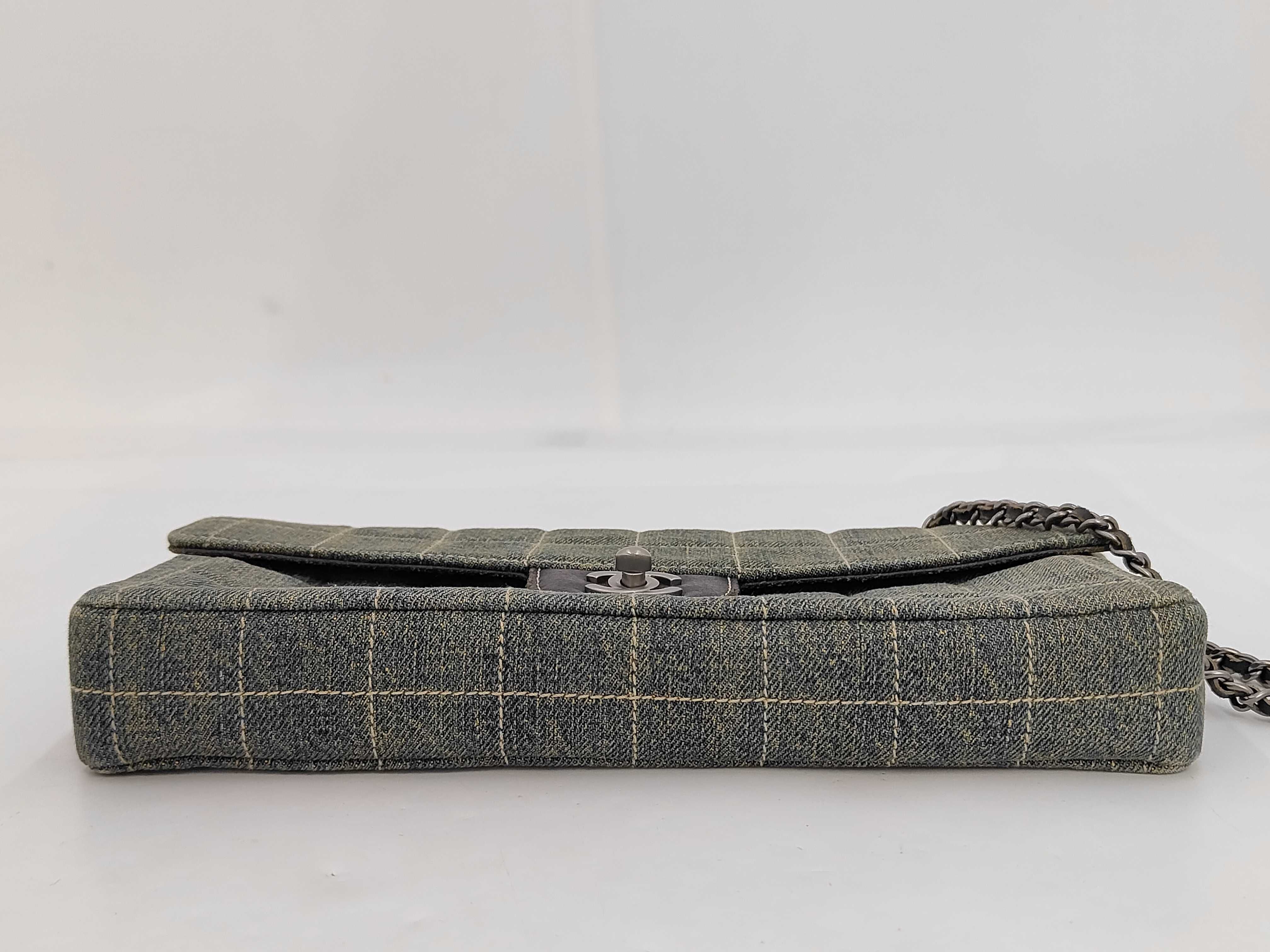 Chocolate Bar Denim Semi-Shoulder Bag — view 4