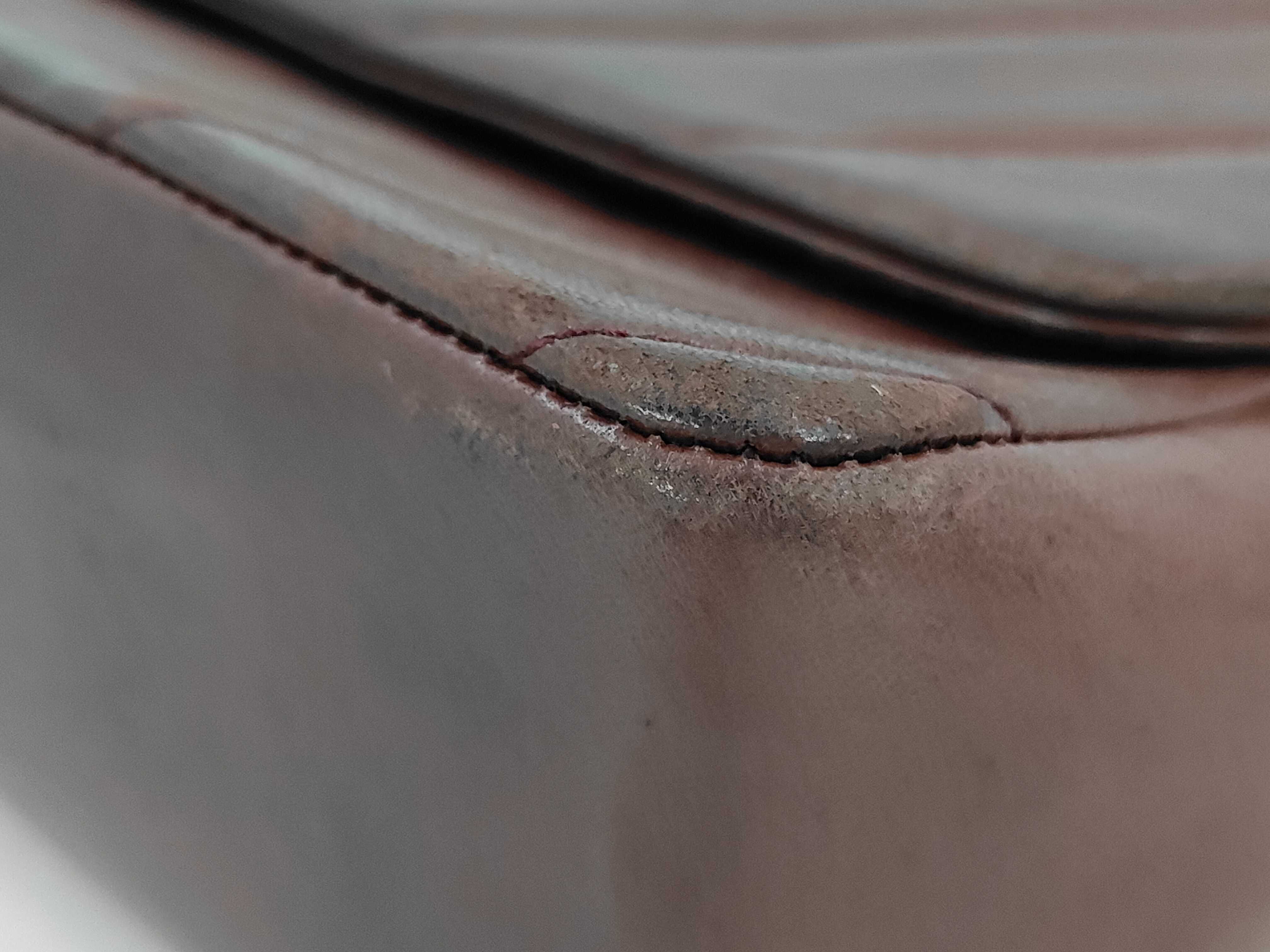 Chevron Burgundy Handbag — view 7