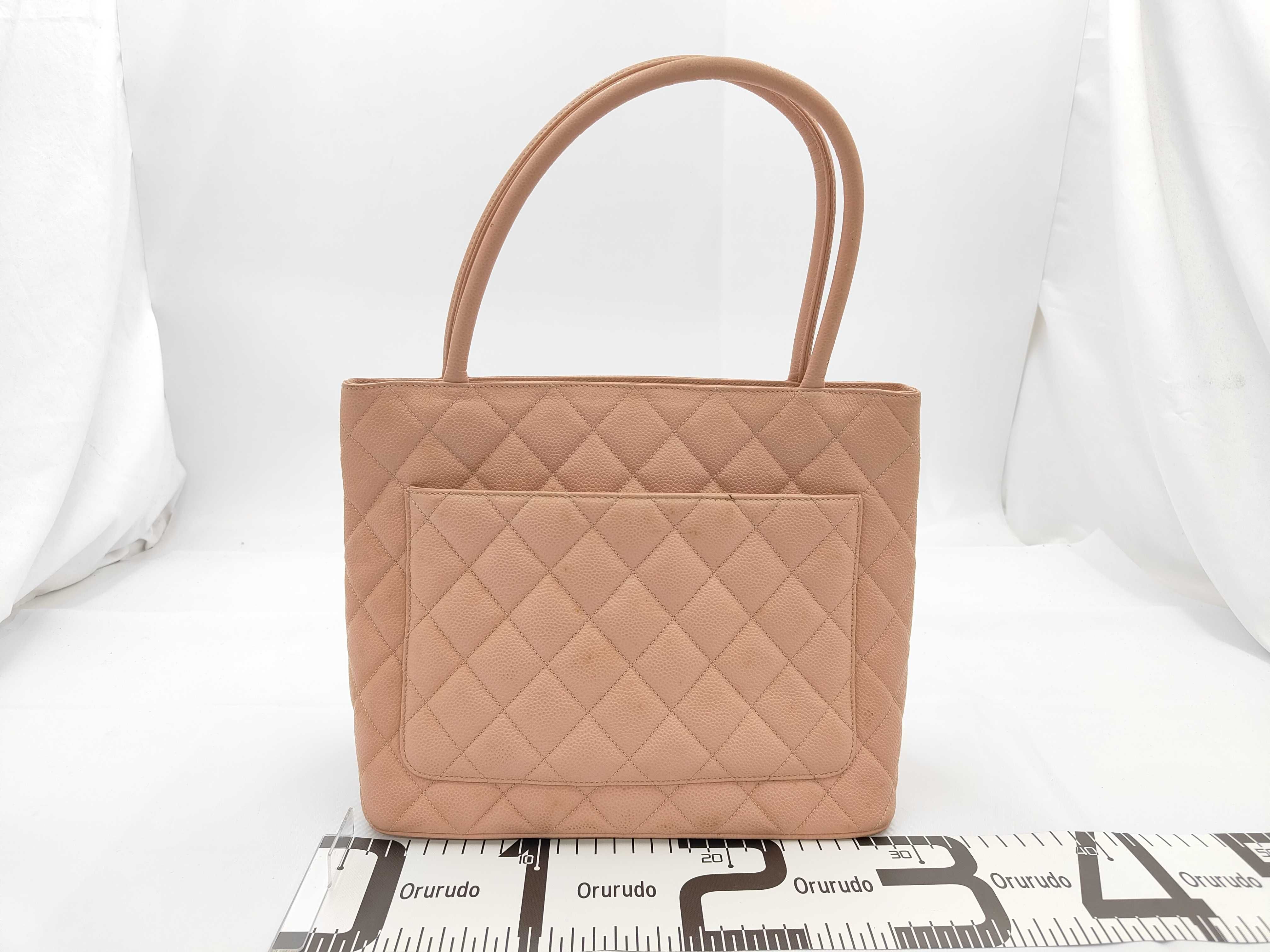 Reissue Tote Bag, Caviar Leather, Pink Beige, Gold Hardware, 6388868 Tote Bag — view 2