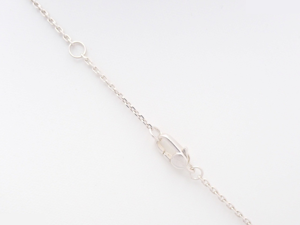 Clover Necklace, 925 Sterling Silver, 9.4g, Chain approx. 45cm — view 3