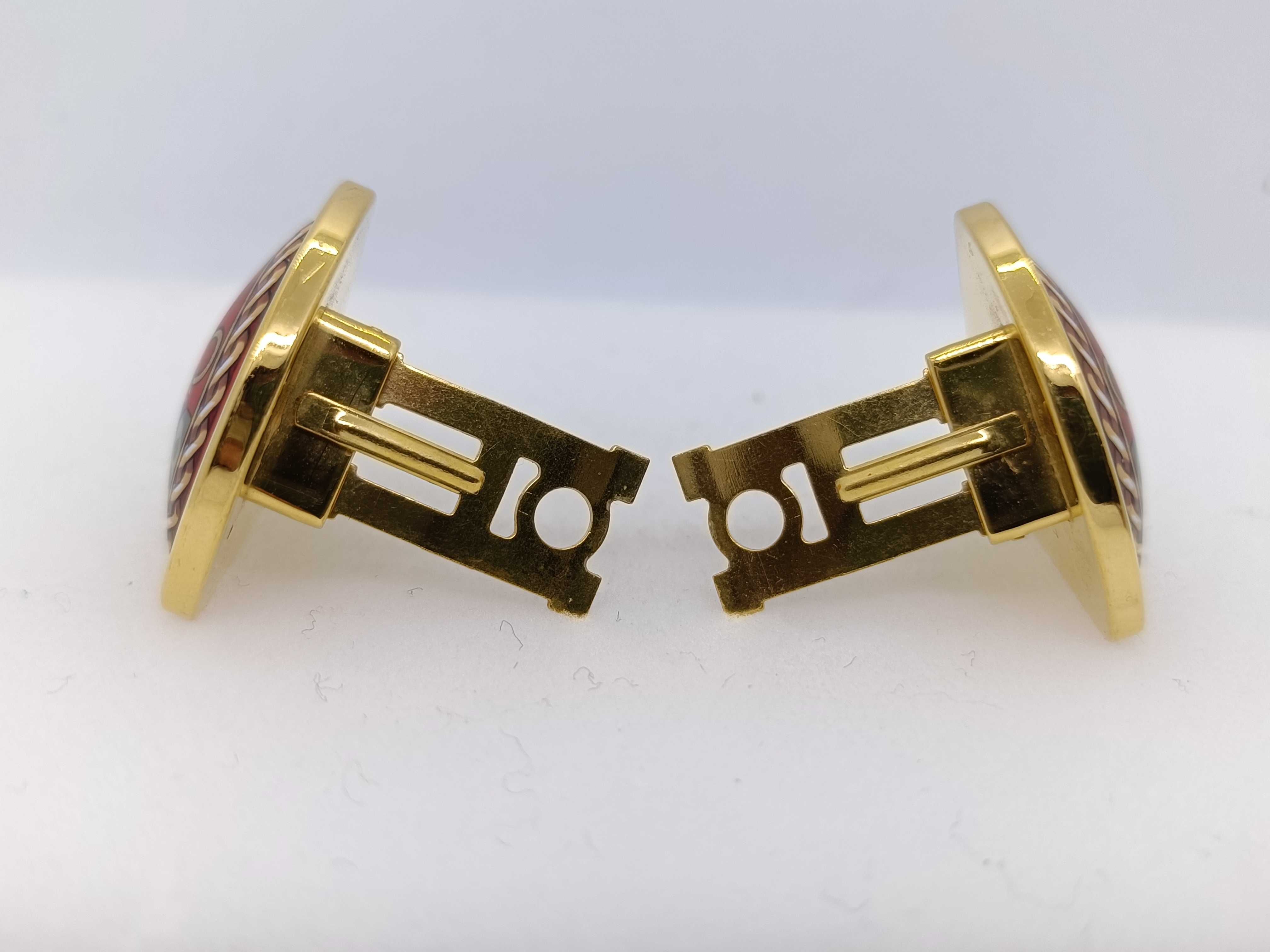 enamel earrings — view 4