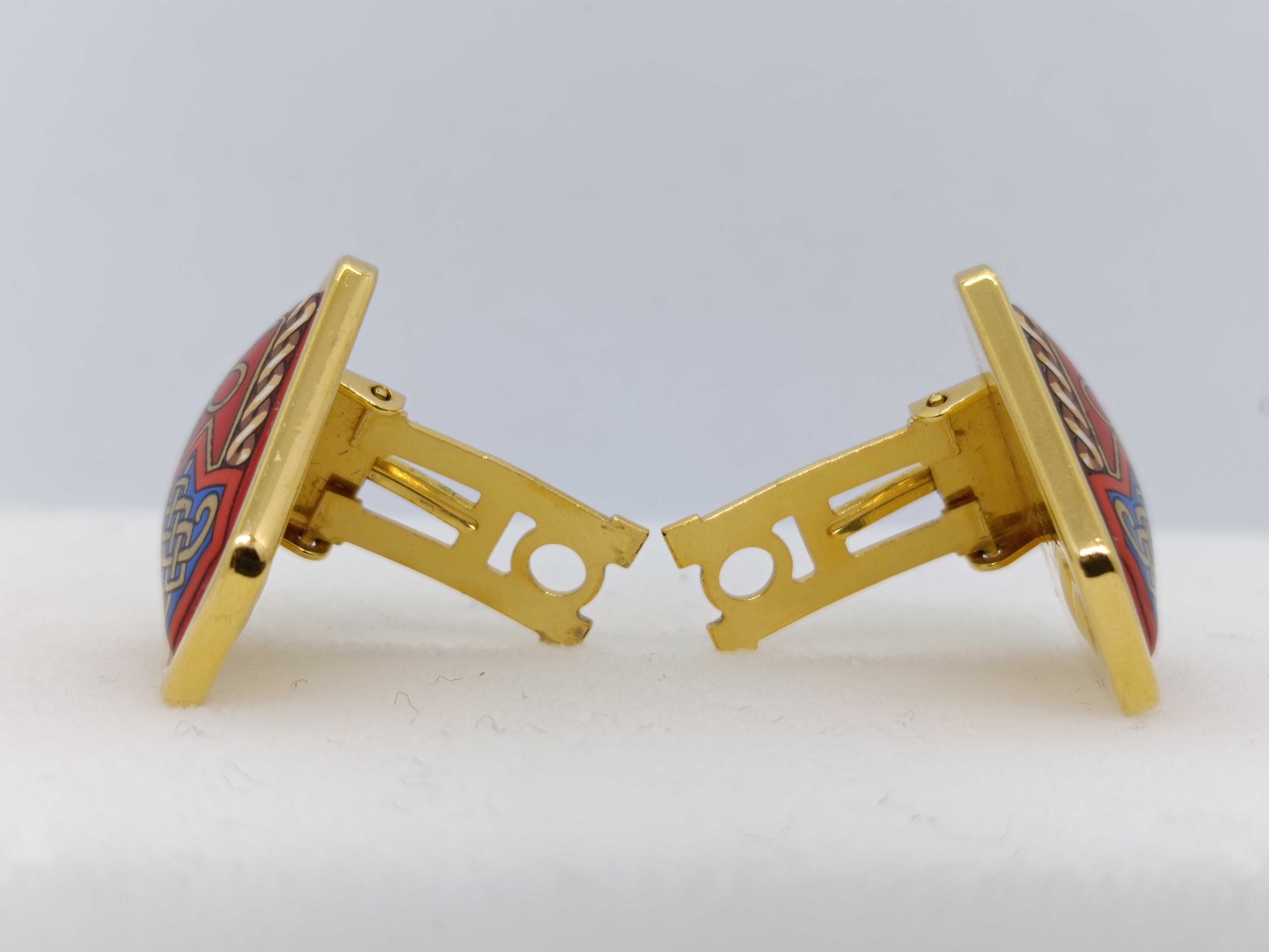 enamel earrings — view 5