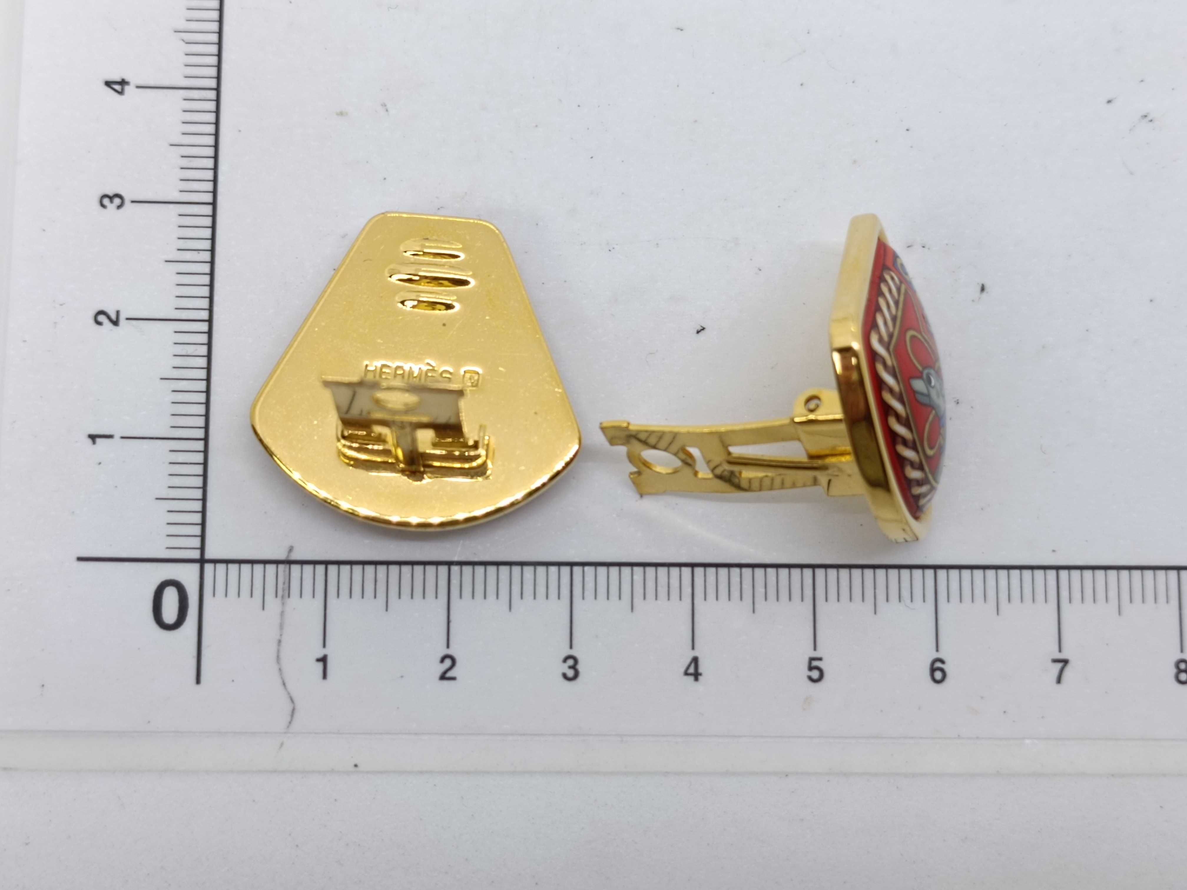 enamel earrings — view 6