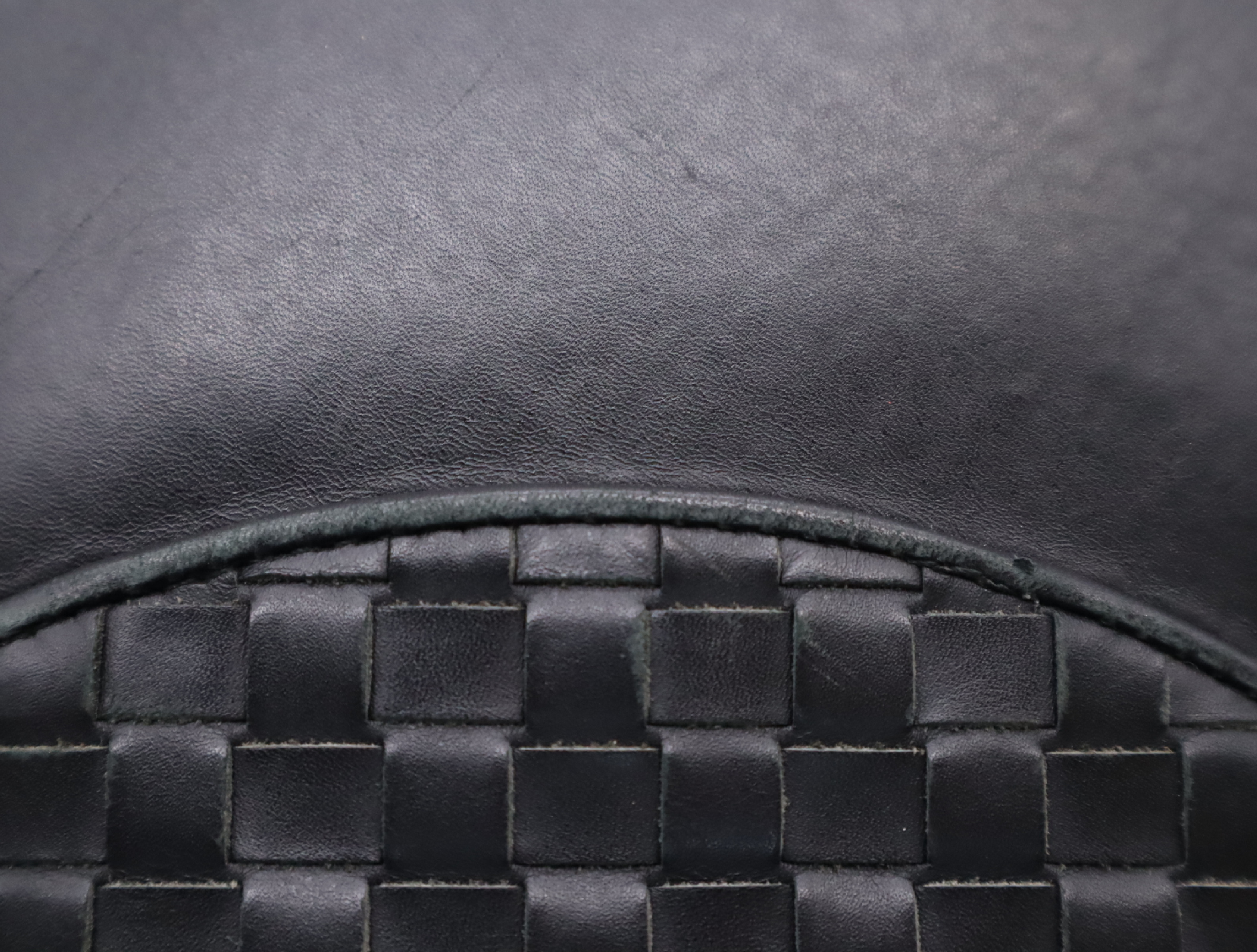 Leather Handbag, Black, Silver Hardware — view 14