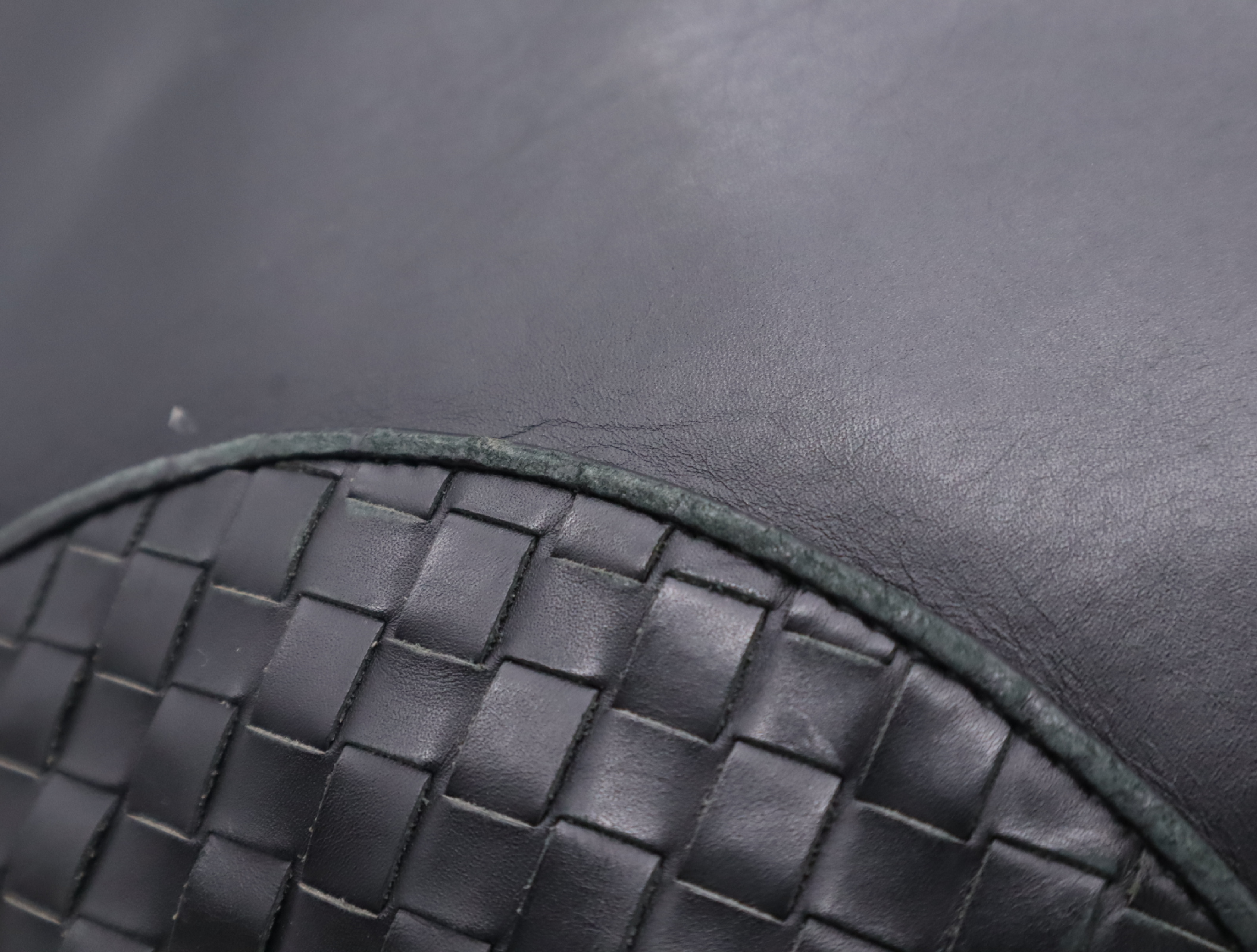 Leather Handbag, Black, Silver Hardware — view 15