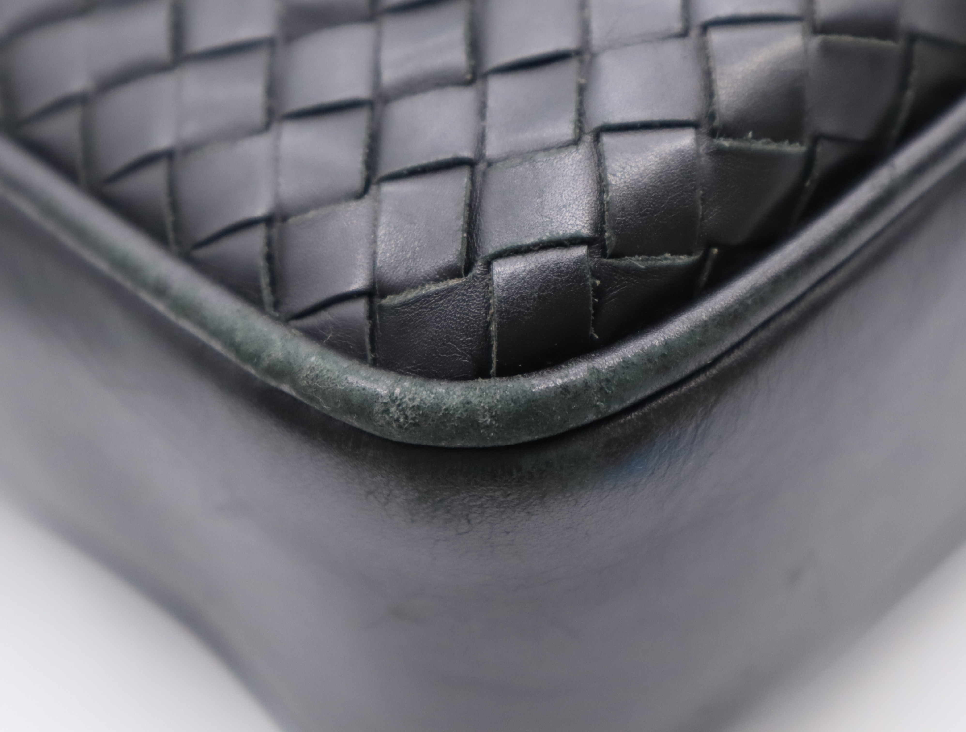 Leather Handbag, Black, Silver Hardware — view 6