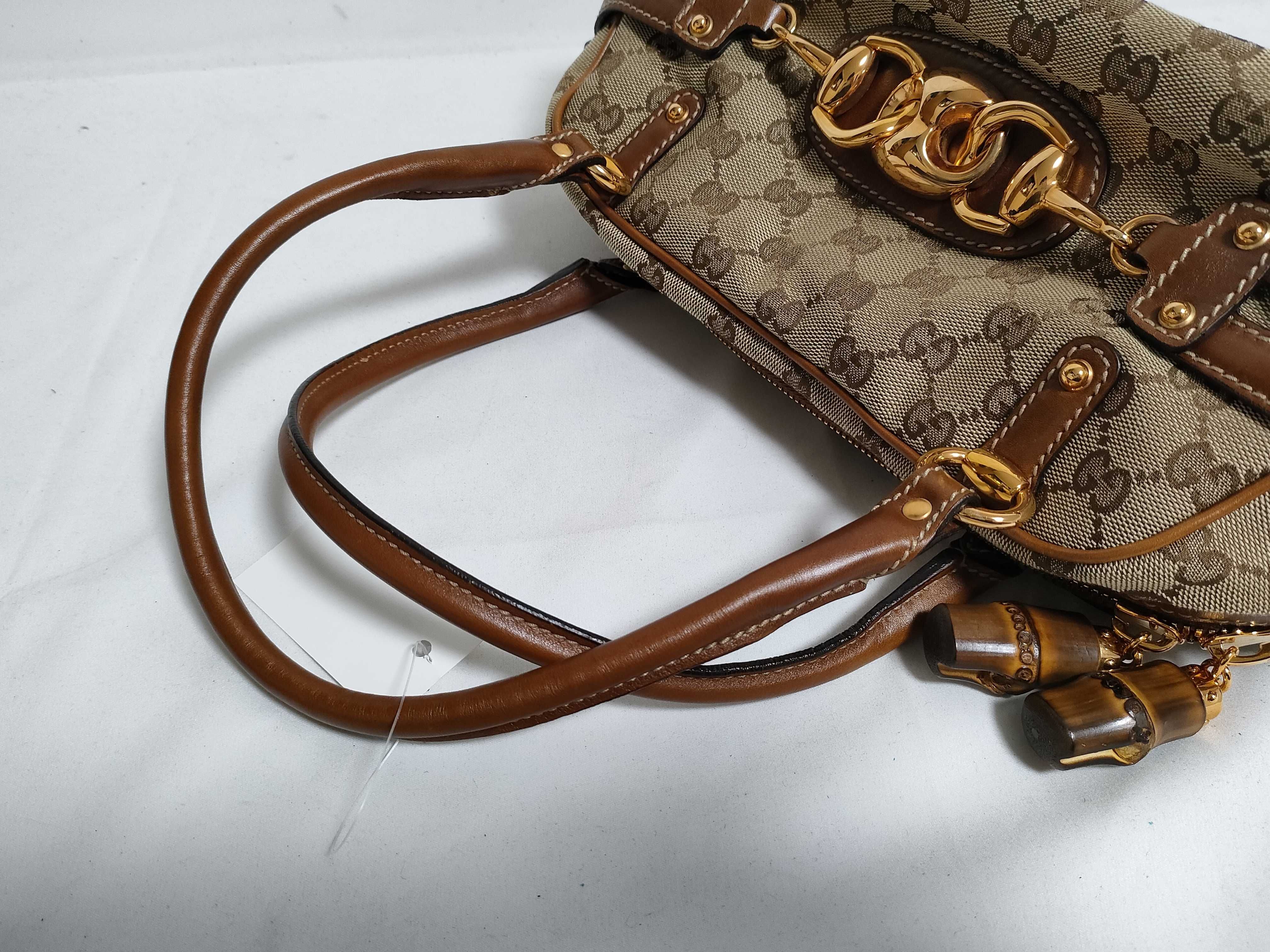 Bamboo Horsebit Bamboo 159399 Handbag — view 5