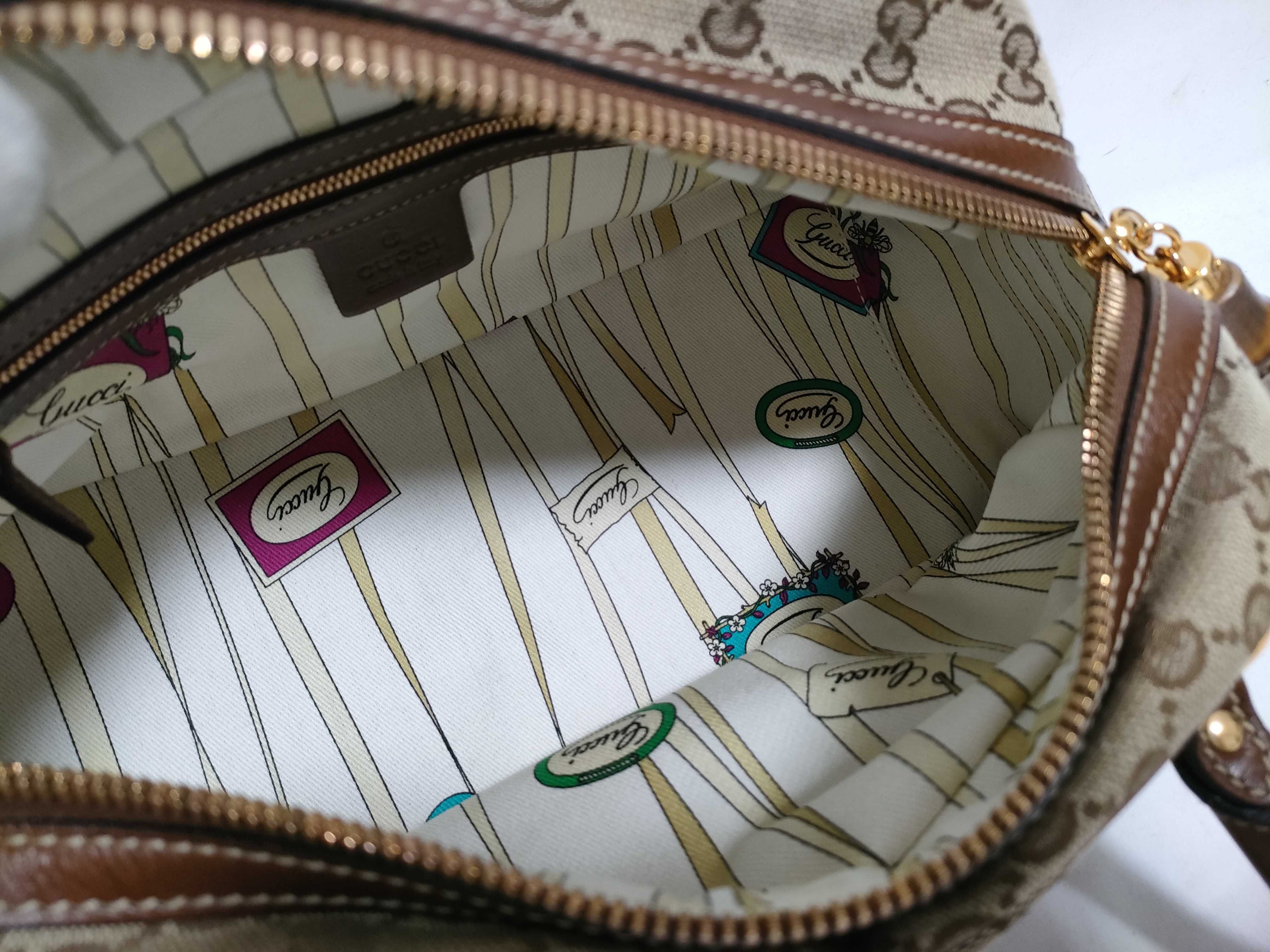 Bamboo Horsebit Bamboo 159399 Handbag — view 9