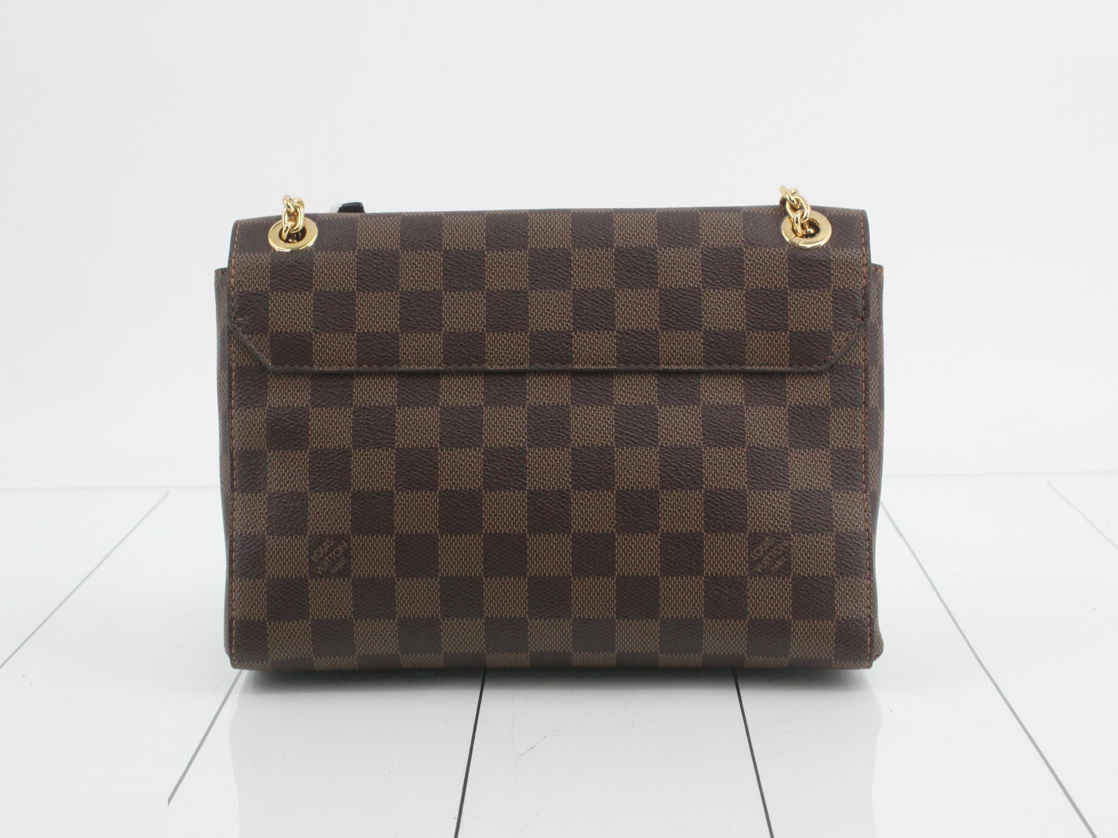 Damier Vavin PM Noir Shoulder Bag — view 2