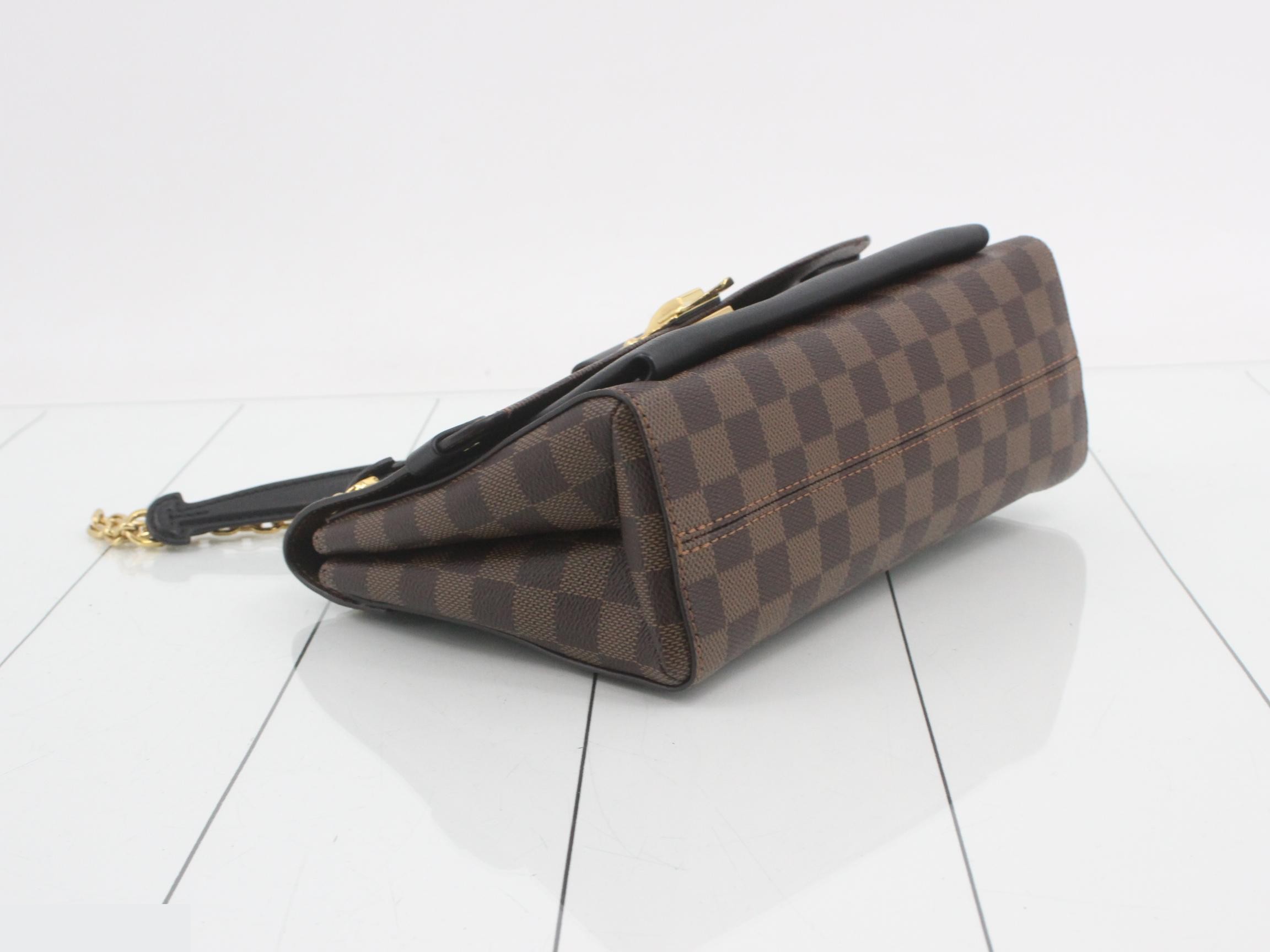 Damier Vavin PM Noir Shoulder Bag — view 5