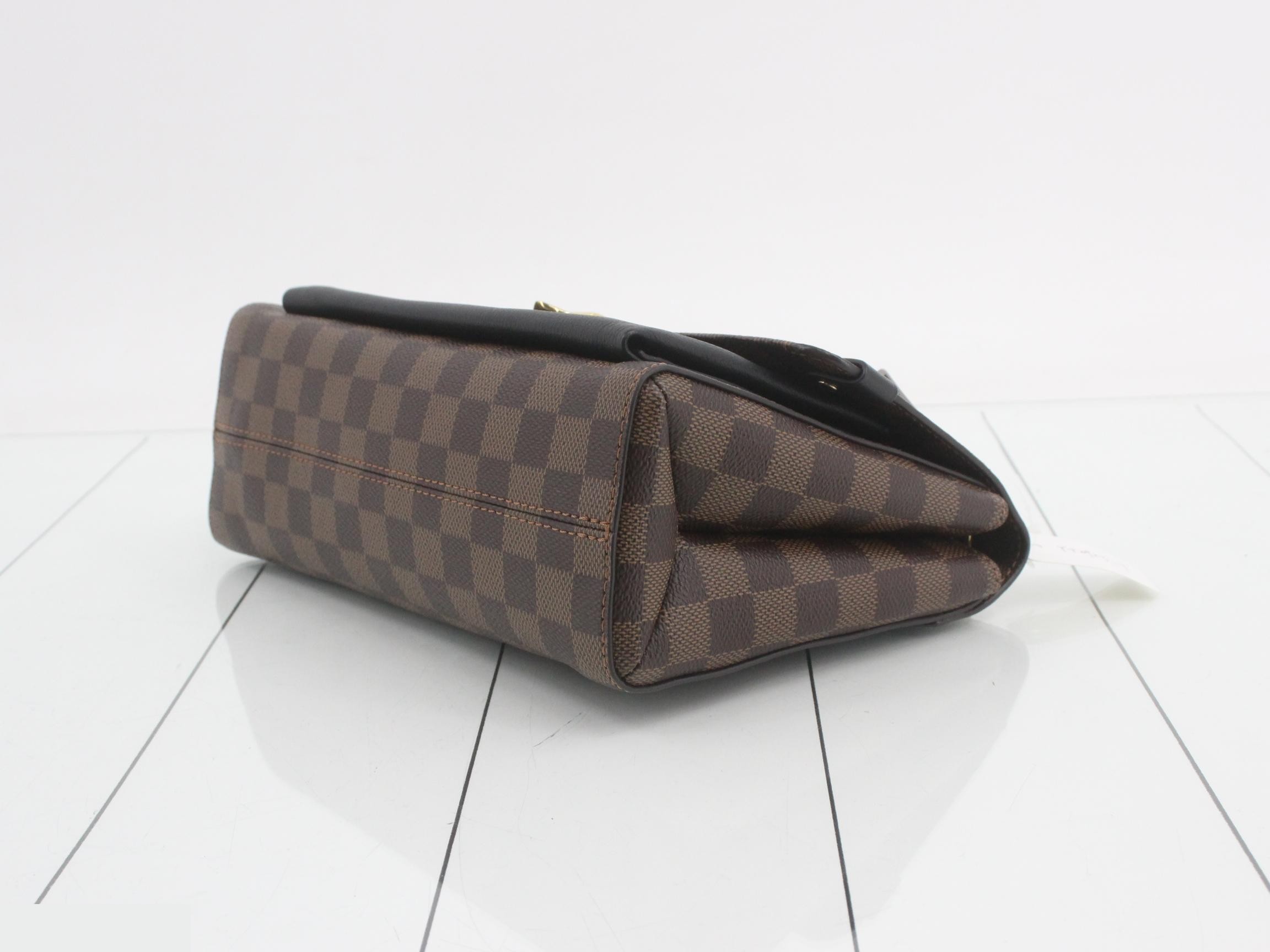 Damier Vavin PM Noir Shoulder Bag — view 6