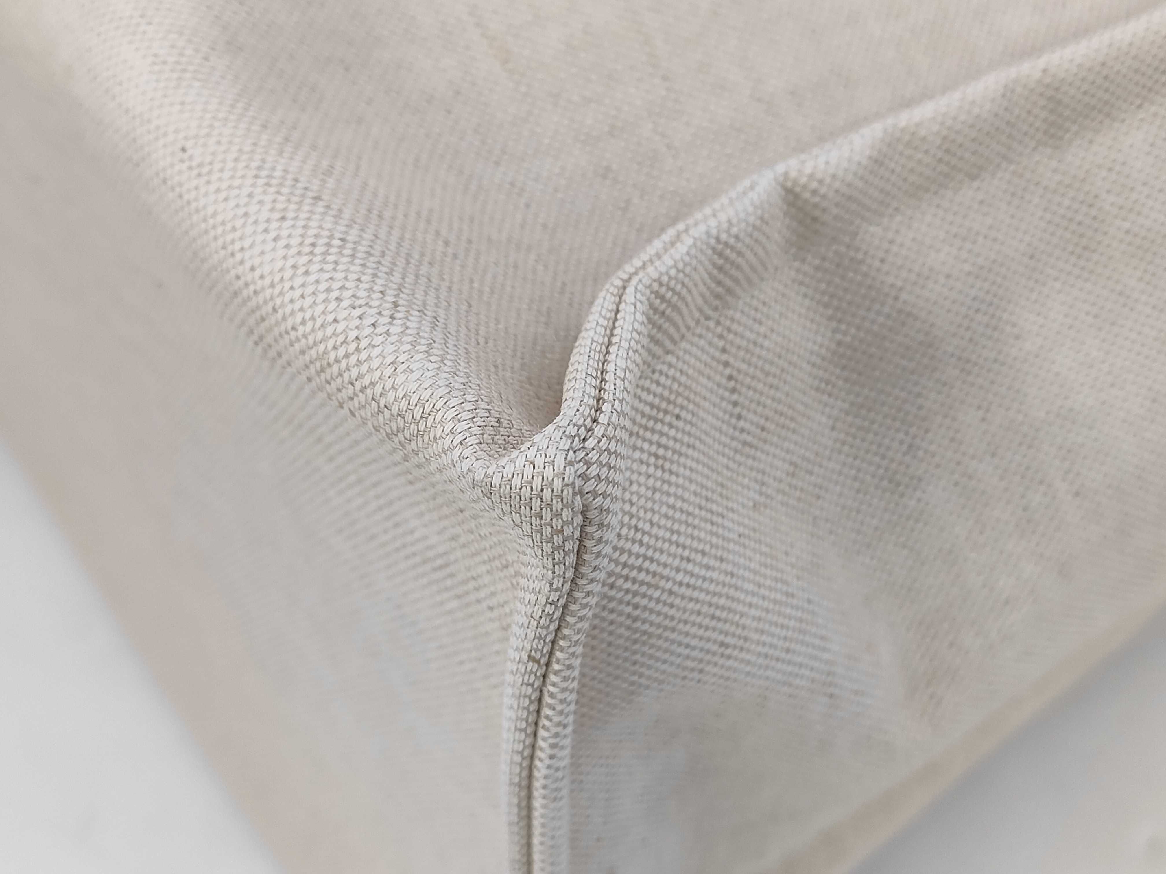 Medium Tote Bag, Cotton Linen Canvas, Ivory — view 4