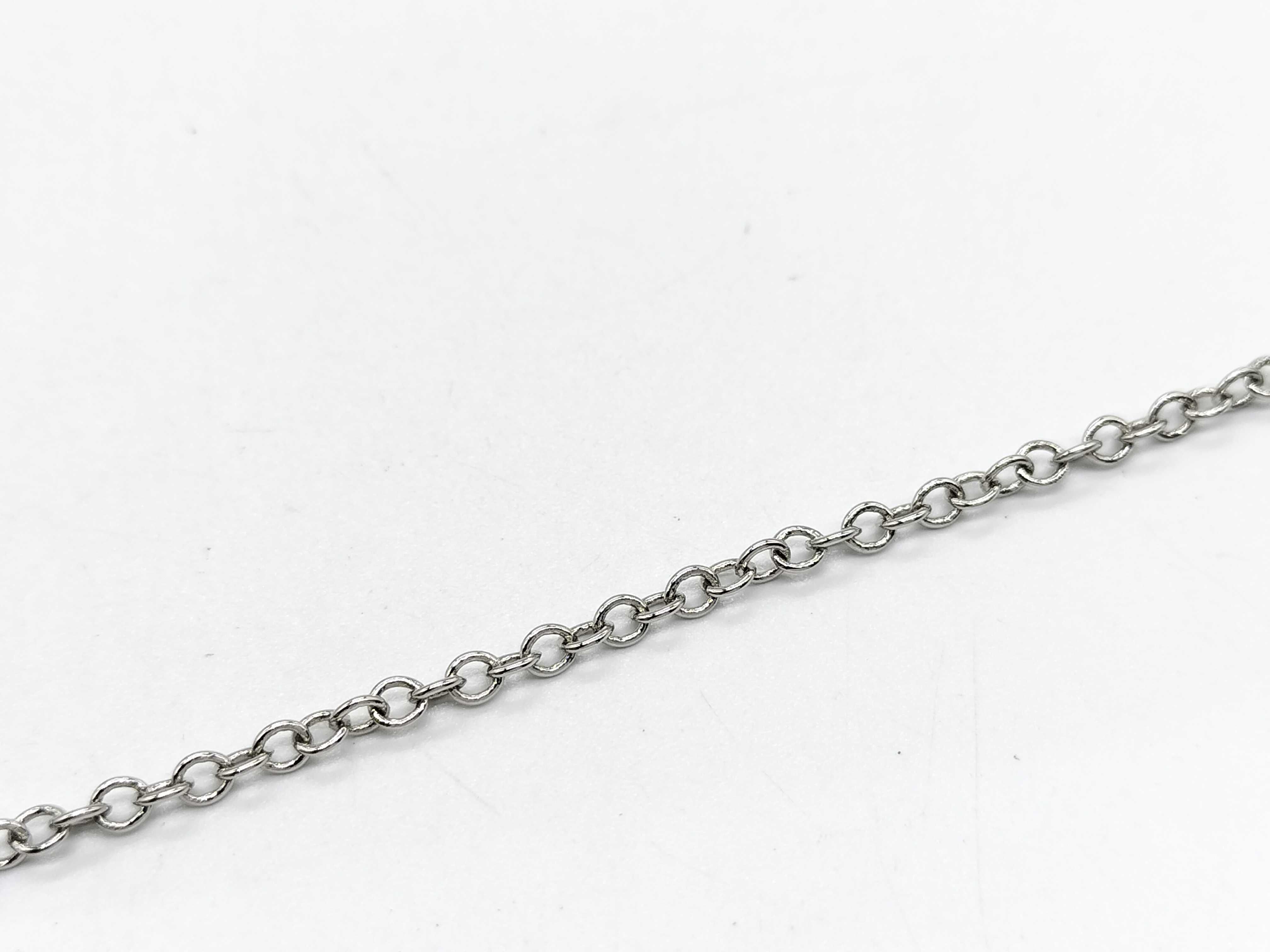 Bag * Ribbon * Circle Logo All Lariat Silver Necklace 21.06g Necklace — view 4