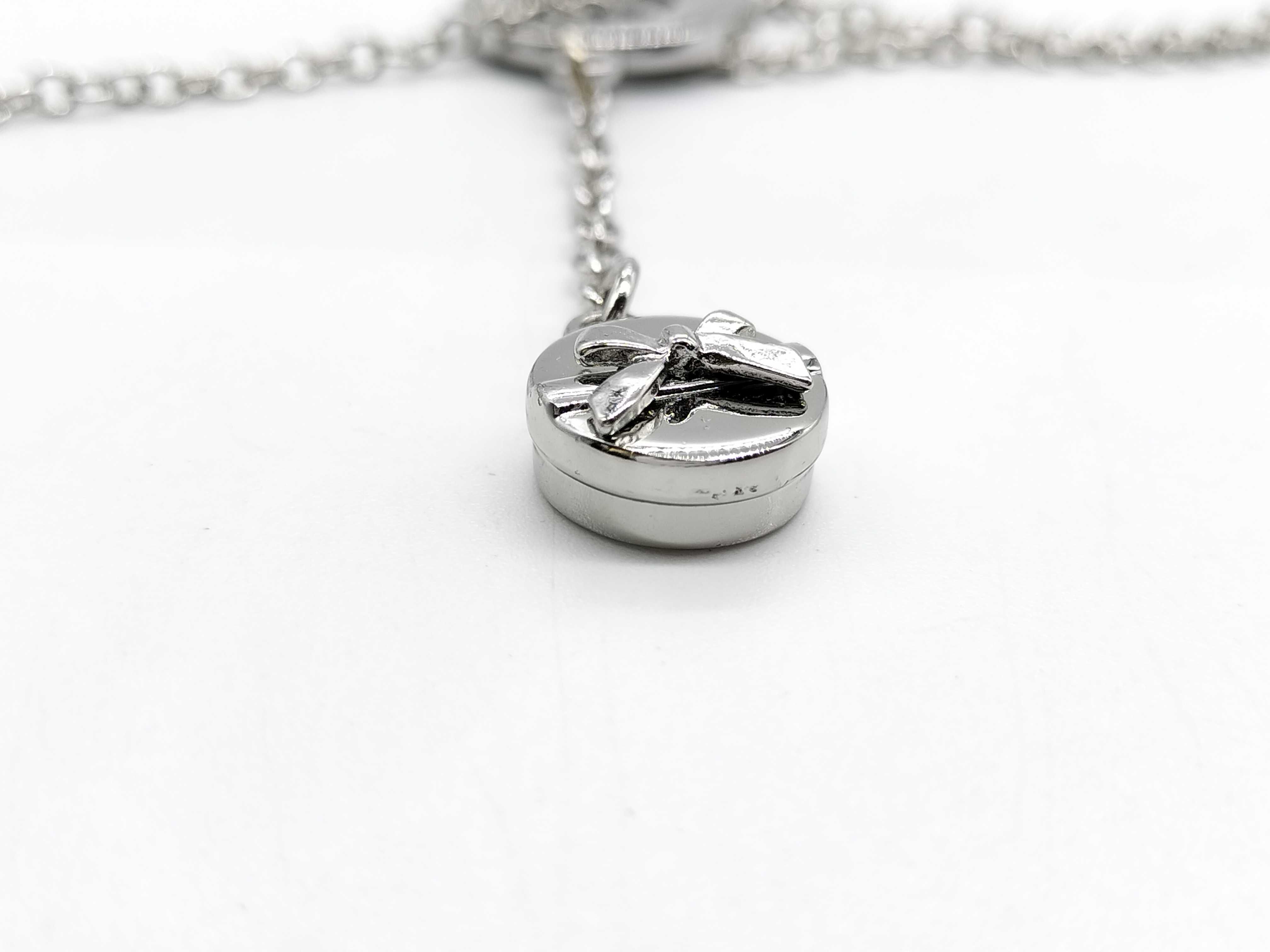 Bag * Ribbon * Circle Logo All Lariat Silver Necklace 21.06g Necklace — view 7