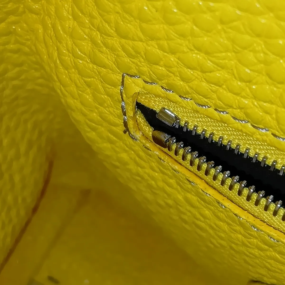 Selleria Mini Peekaboo Leather 2-Way Handbag, Yellow, 8BN244 — view 14