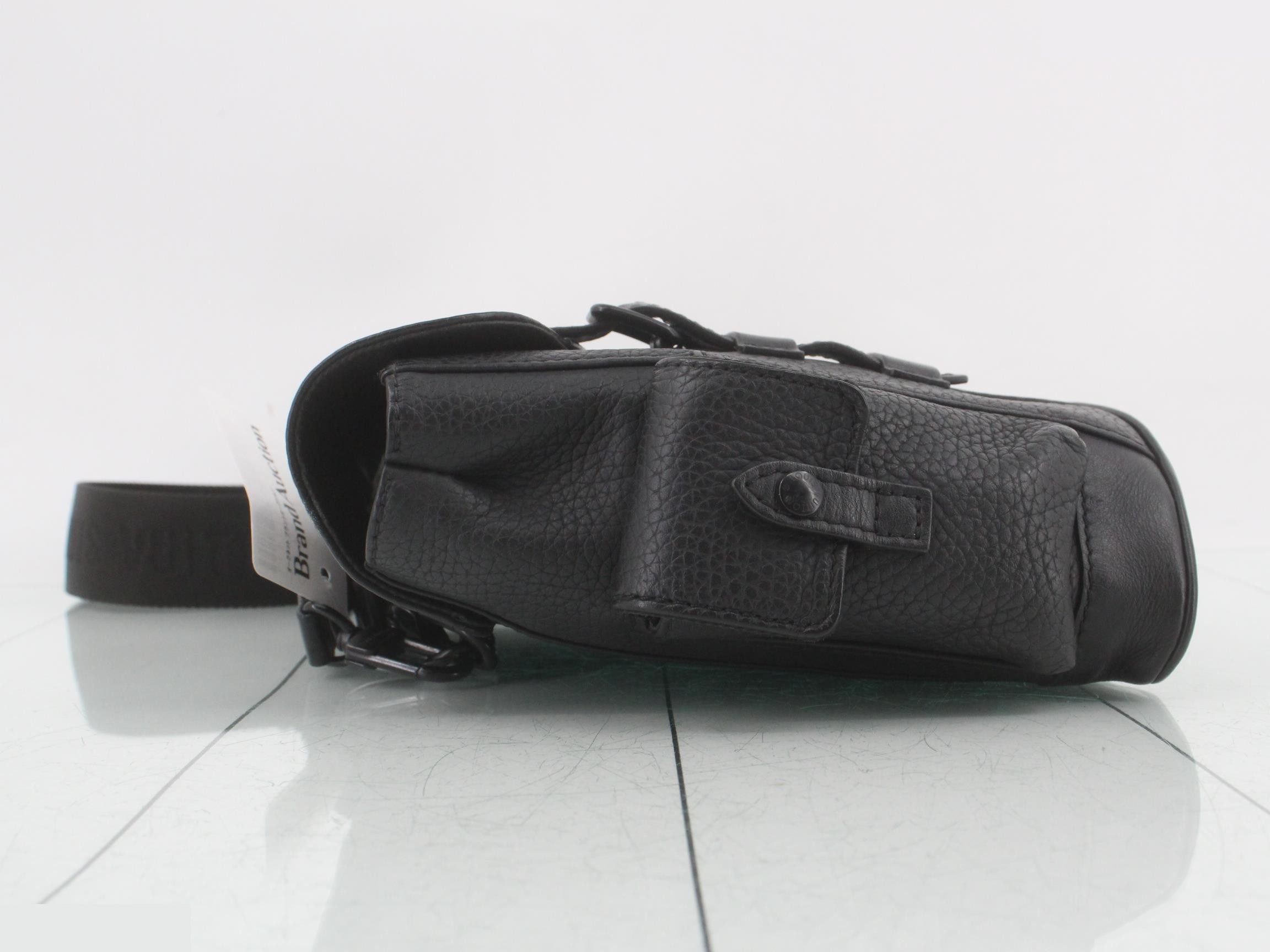 Christopher XS Taurillon Leather Bag, Noir — view 4
