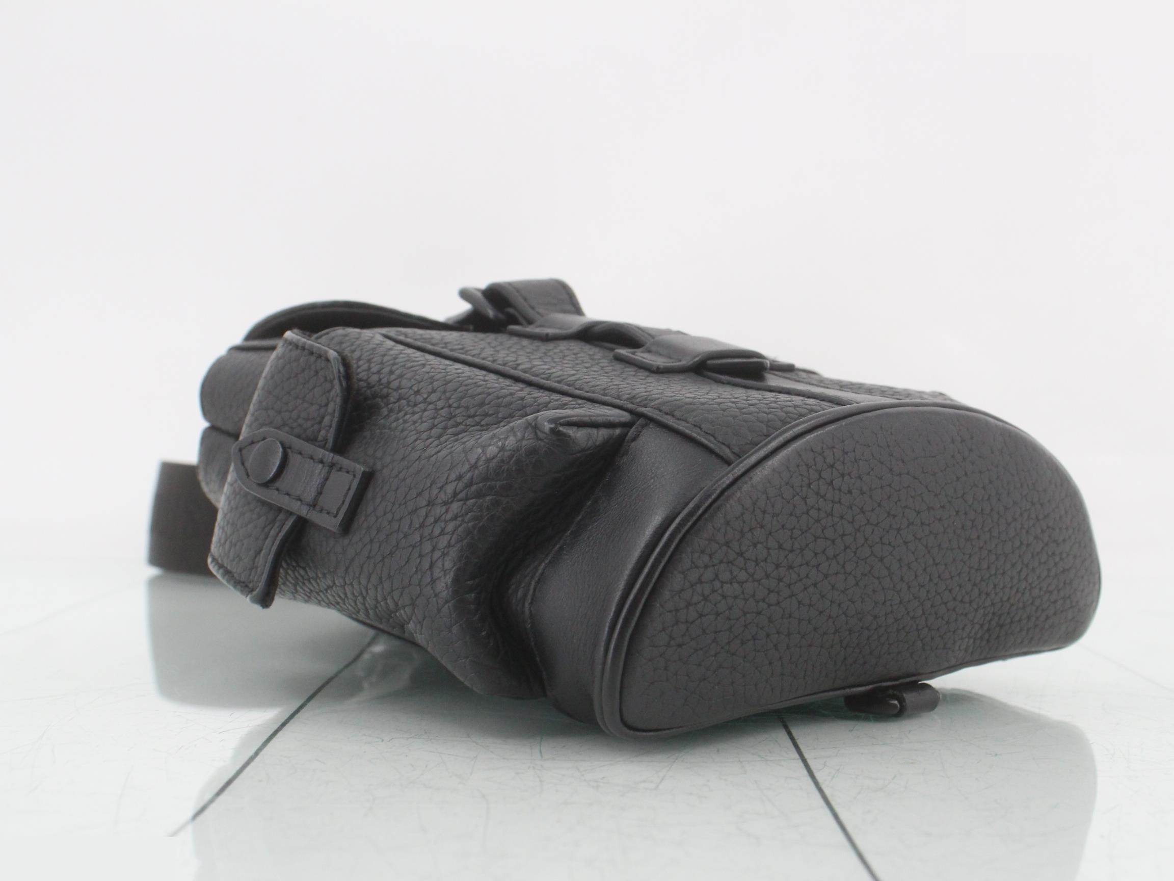 Christopher XS Taurillon Leather Bag, Noir — view 5
