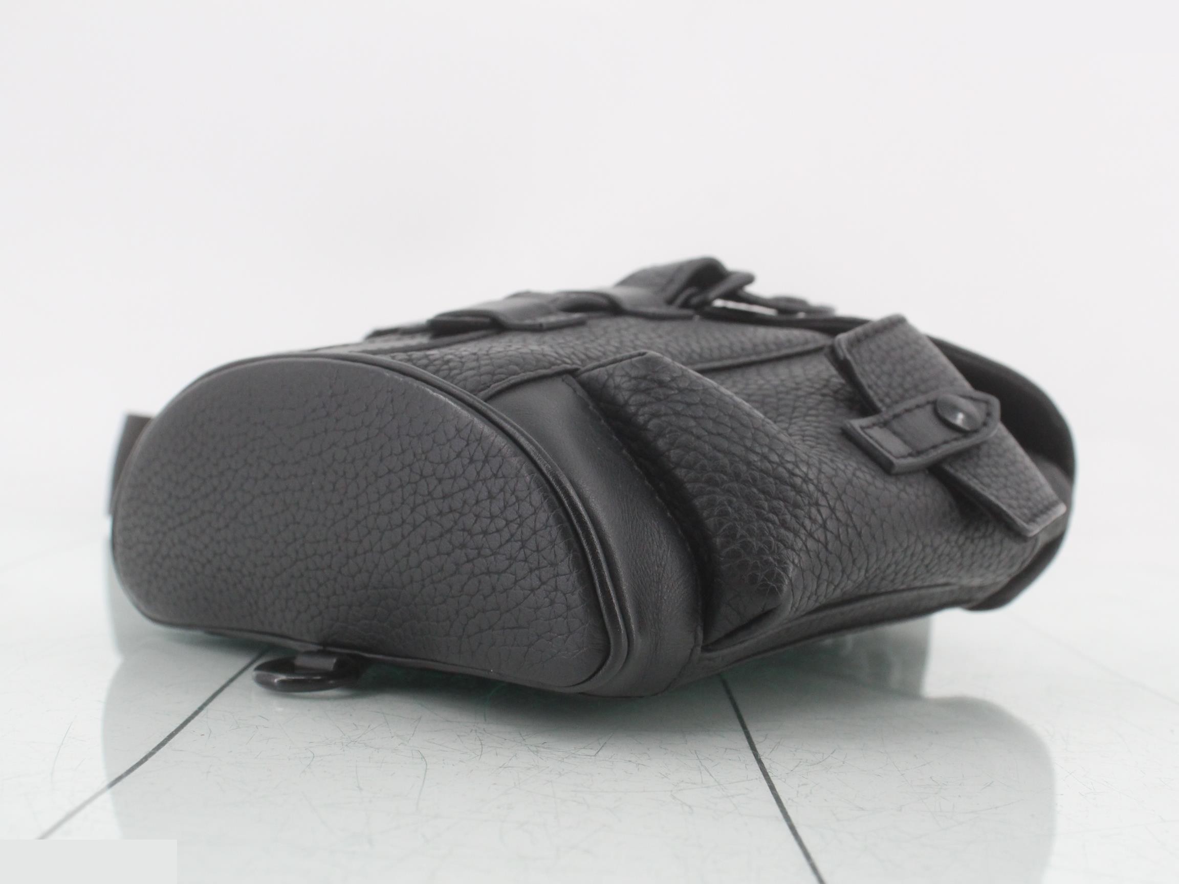 Christopher XS Taurillon Leather Bag, Noir — view 6