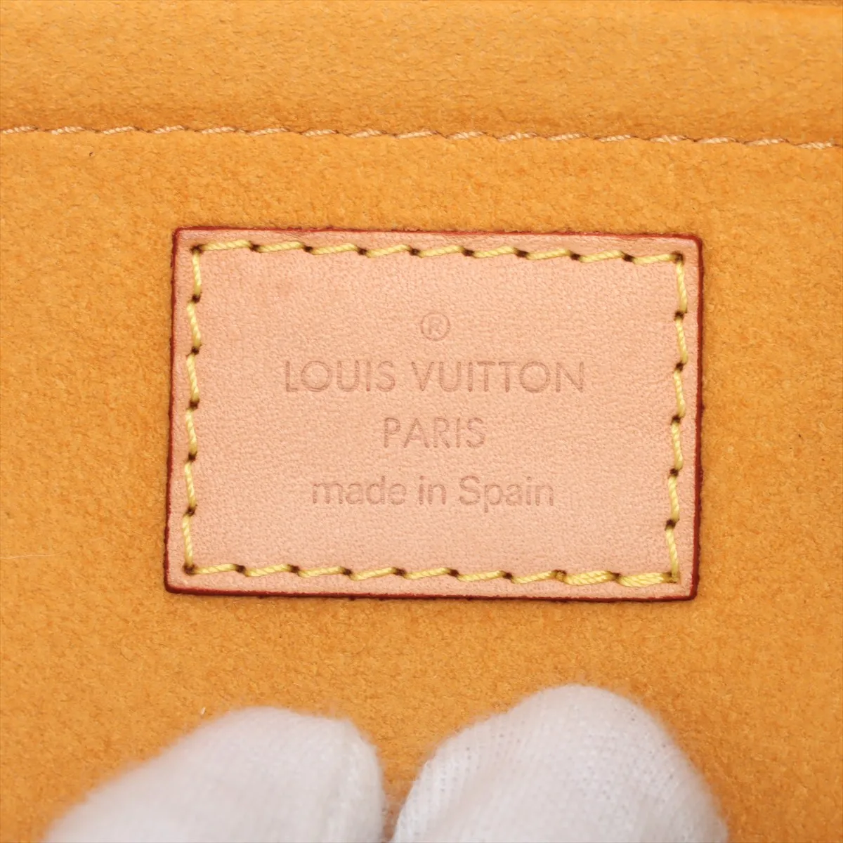 Monogram Denim Mini Pleaty M95050 CA0096 Blue x Brown — view 9