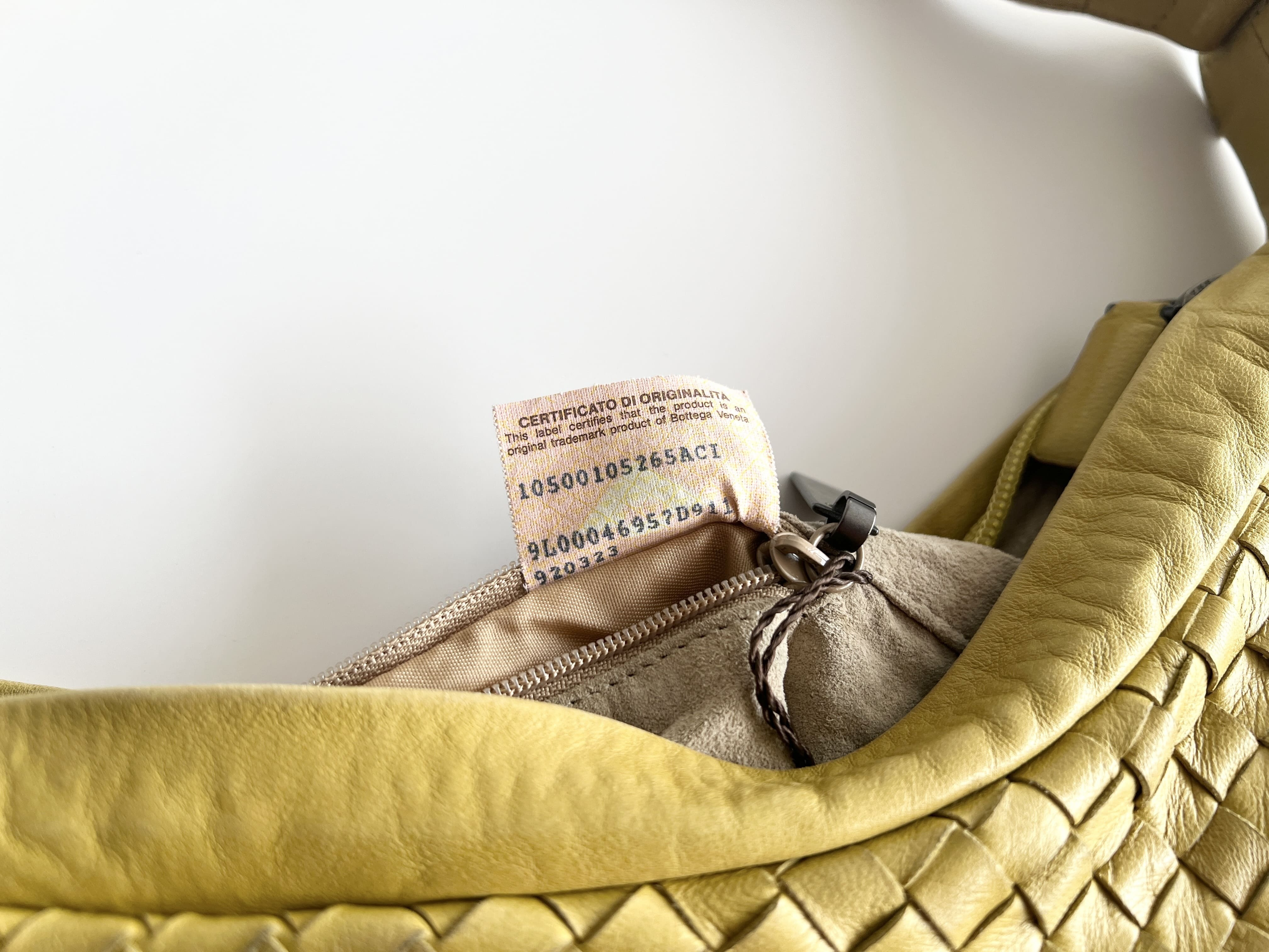 Hobo Moon Intrecciato Leather One-Shoulder Bag with Mirror — view 10