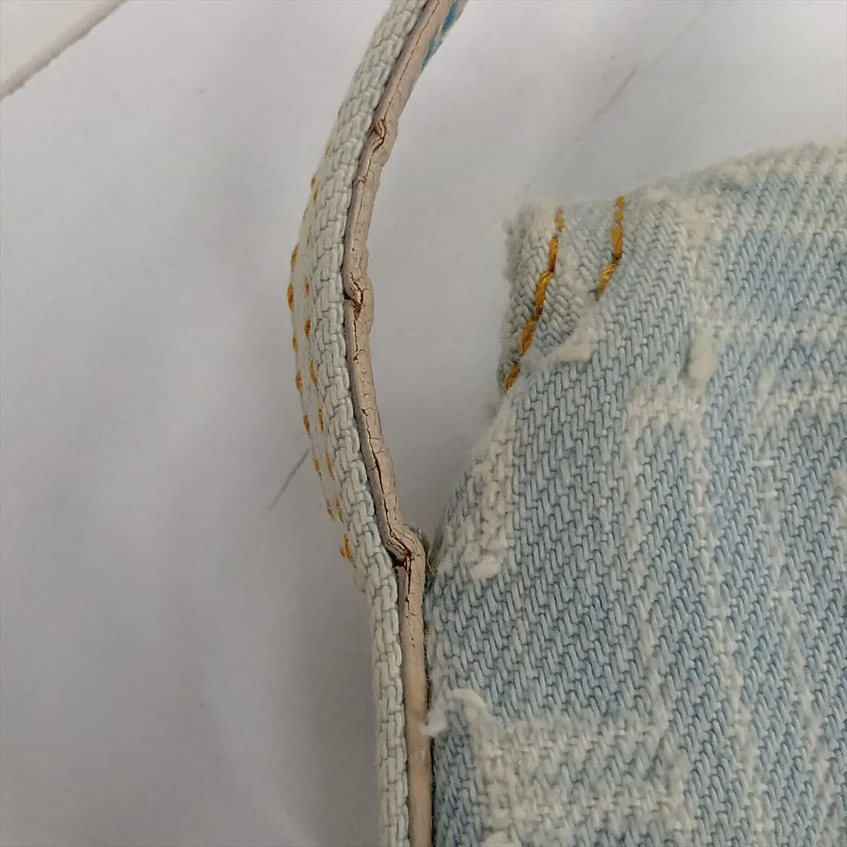 Zucca Mamma Bucket Denim Shoulder Bag, Blue 8BT075 — view 13