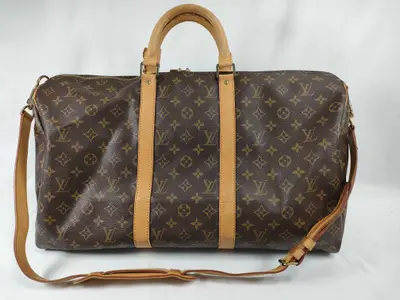 Monogram Keepall 50 M41426 VI0991 Brown Boston Bag