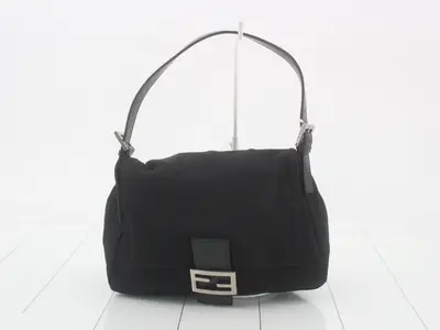 Mamma Bucket Cotton Jersey Leather Black