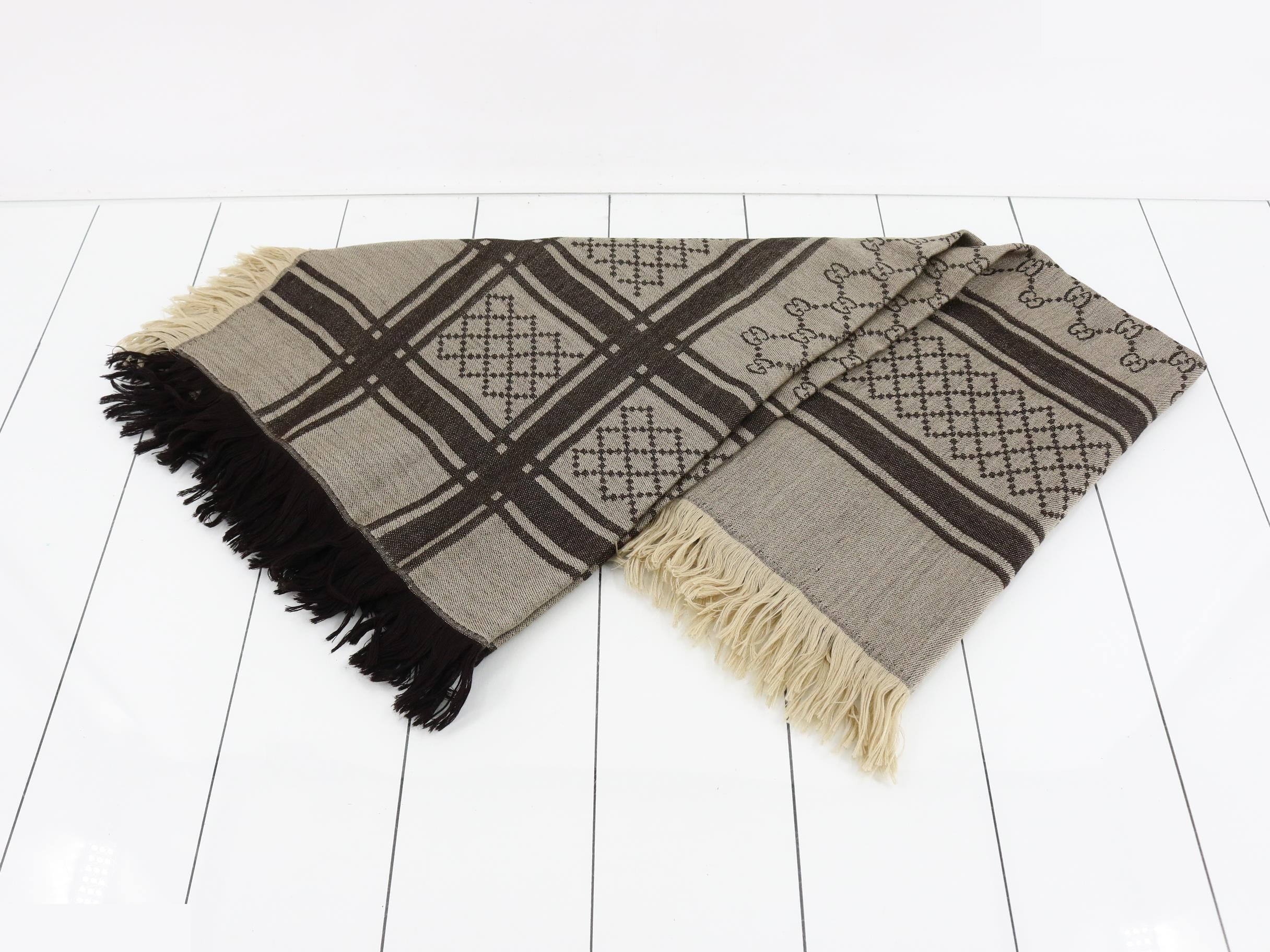 GG Supreme (Accessories) - Large Shawl/Scarf — view 2