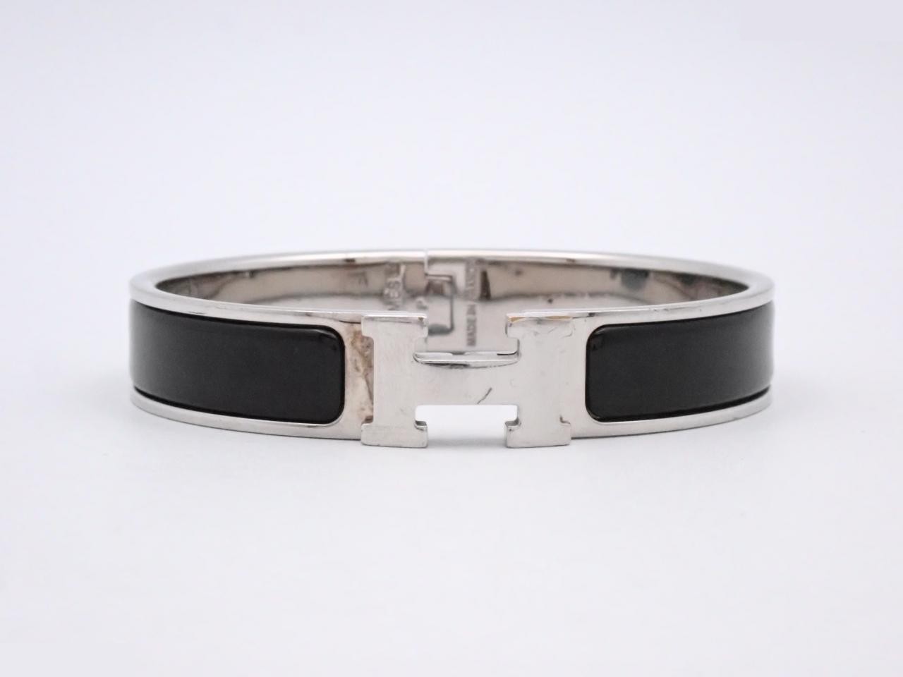 Click Crack Silver Bracelet, Wrist Circumference Approx. 17.5cm