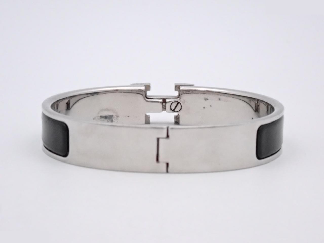 Click Crack Silver Bracelet, Wrist Circumference Approx. 17.5cm — view 2