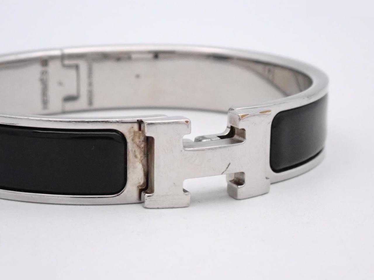 Click Crack Silver Bracelet, Wrist Circumference Approx. 17.5cm — view 3