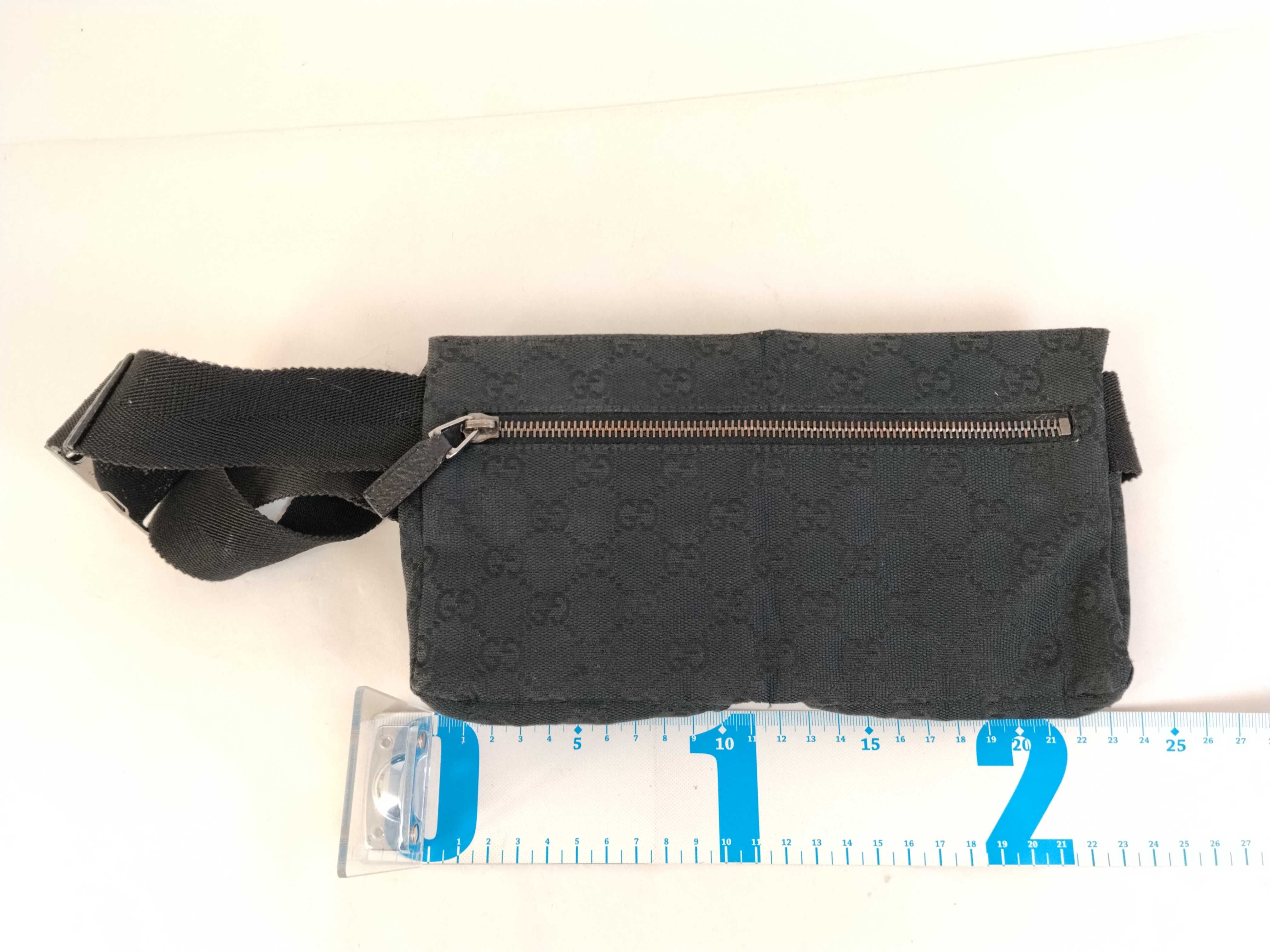 GG Canvas Waist Bag, Black — view 2