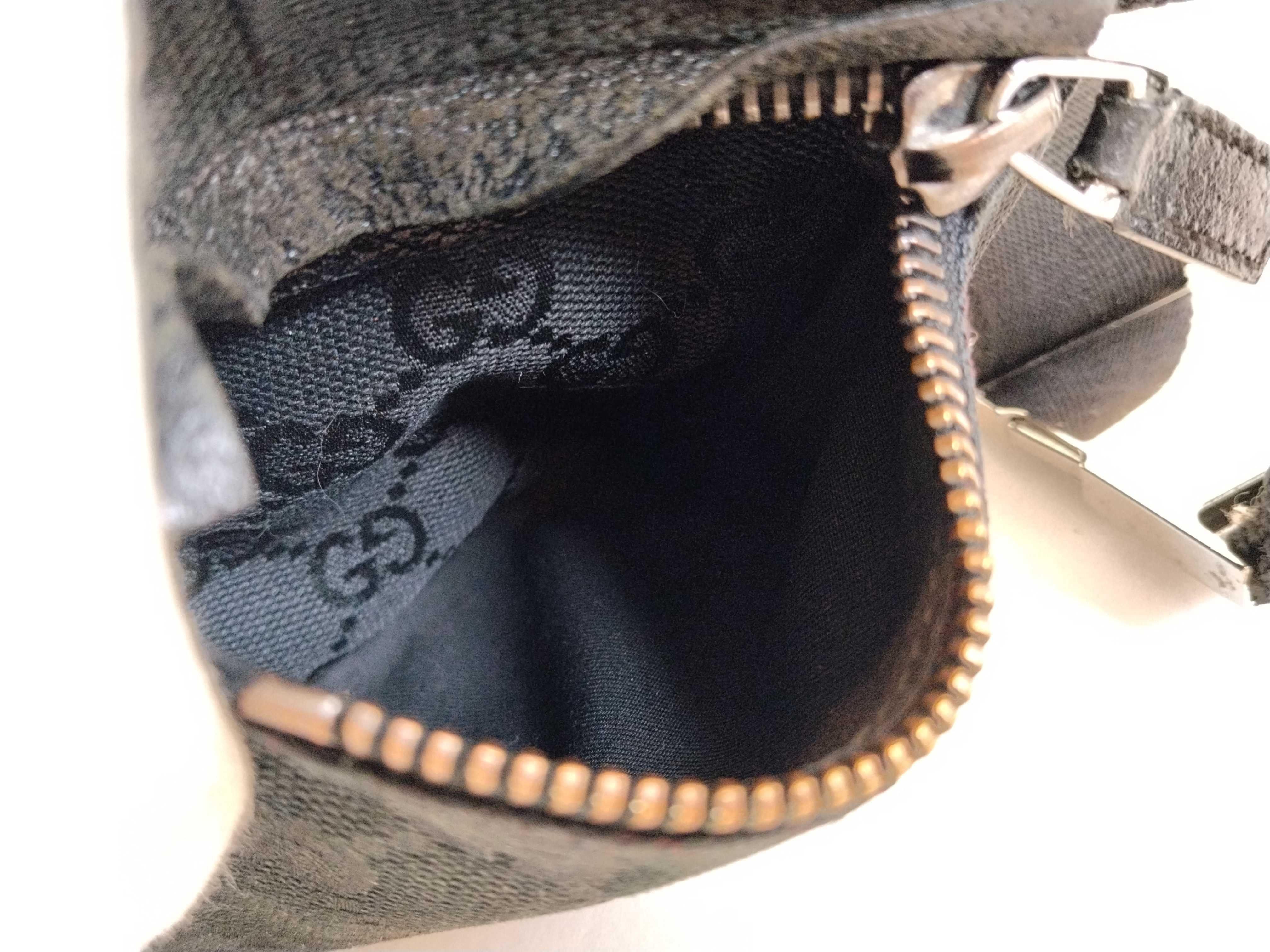 GG Canvas Waist Bag, Black — view 14