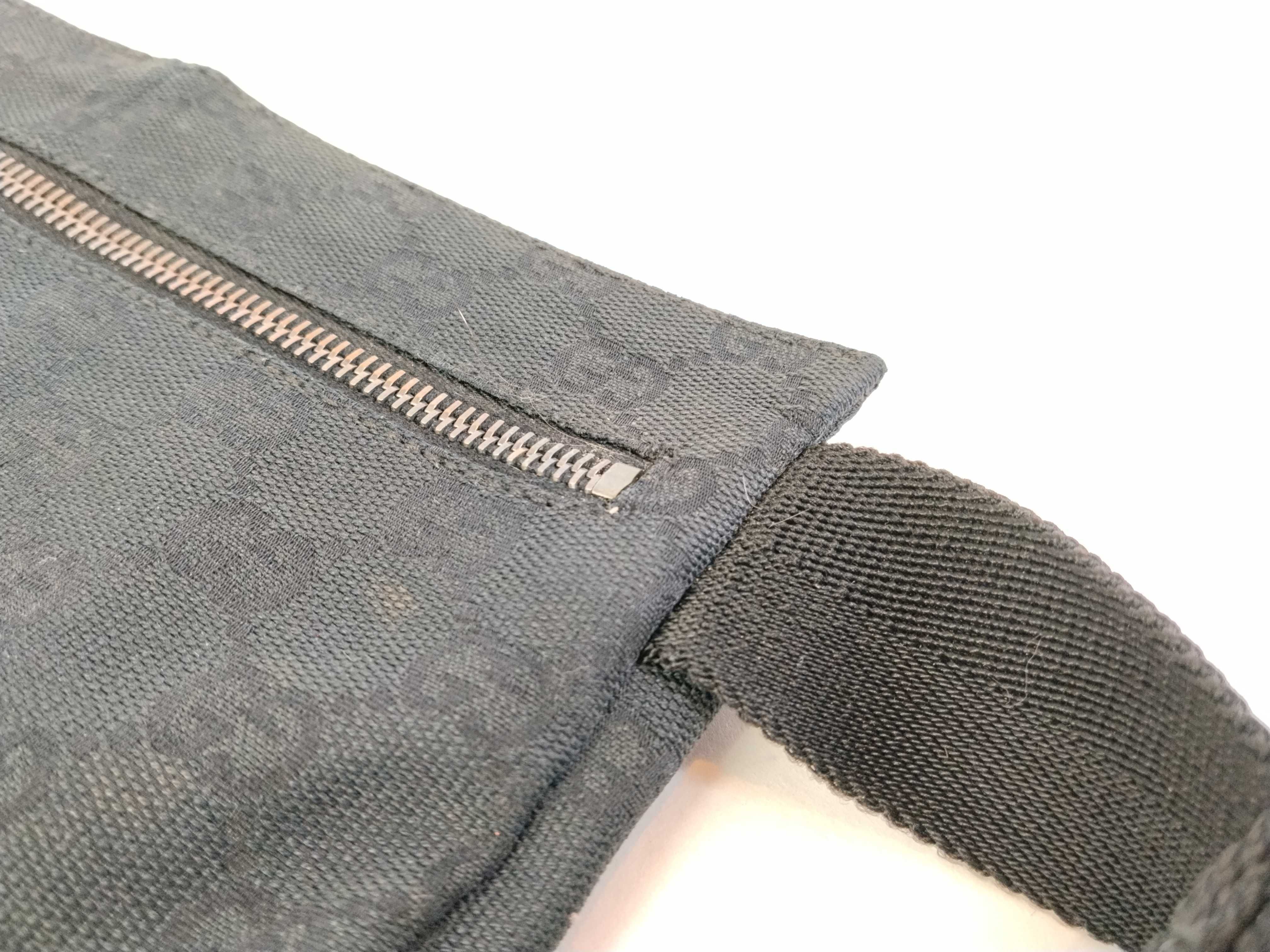 GG Canvas Waist Bag, Black — view 5