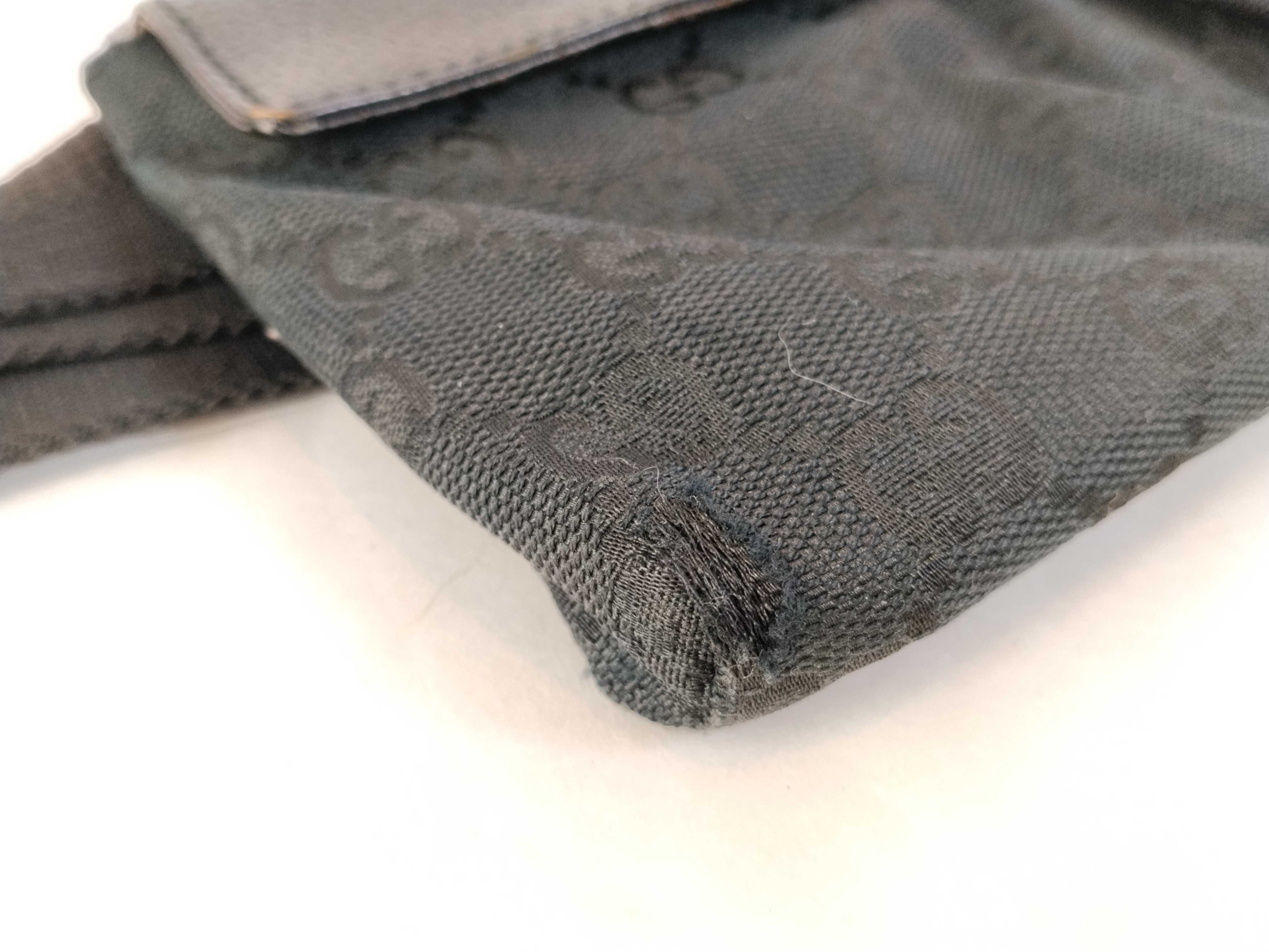 GG Canvas Waist Bag, Black — view 6
