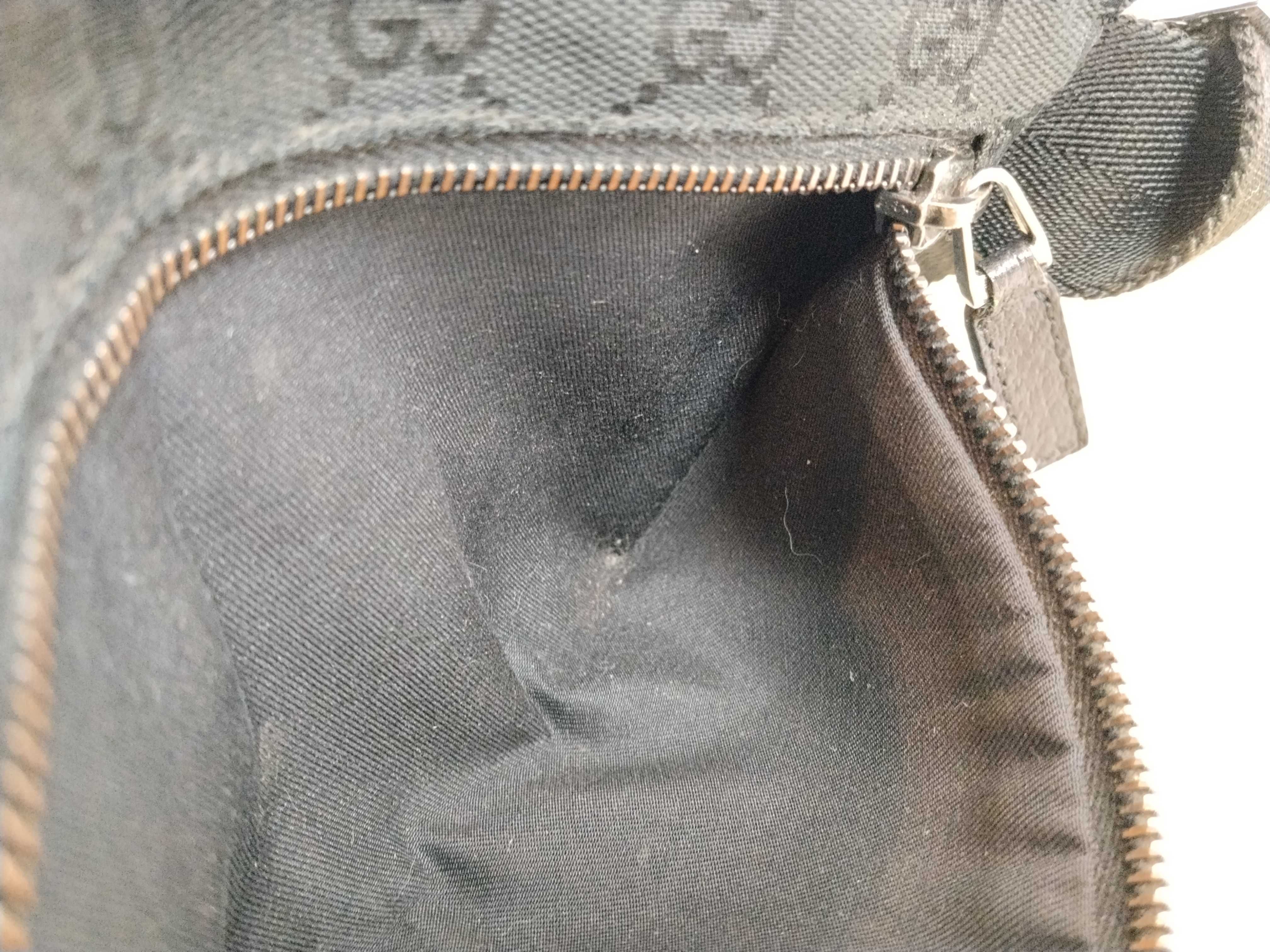 GG Canvas Waist Bag, Black — view 10