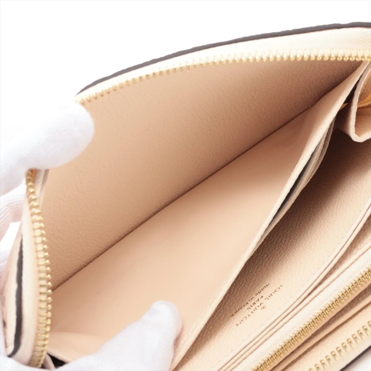 Empreinte Zippy Wallet M82212 Cream Round Zip Wallet (RFID detected) — view 4
