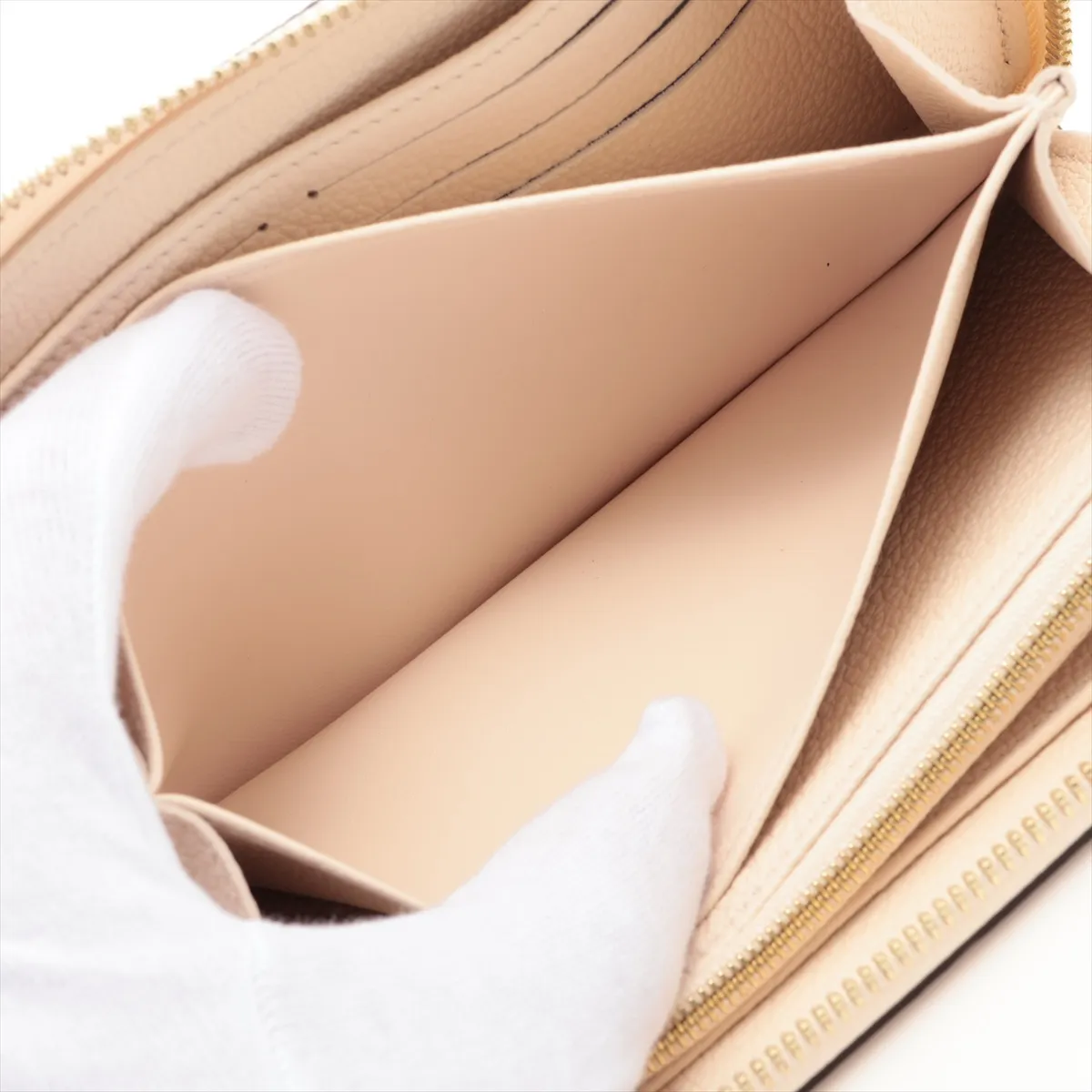 Empreinte Zippy Wallet M82212 Cream Round Zip Wallet (RFID detected) — view 6