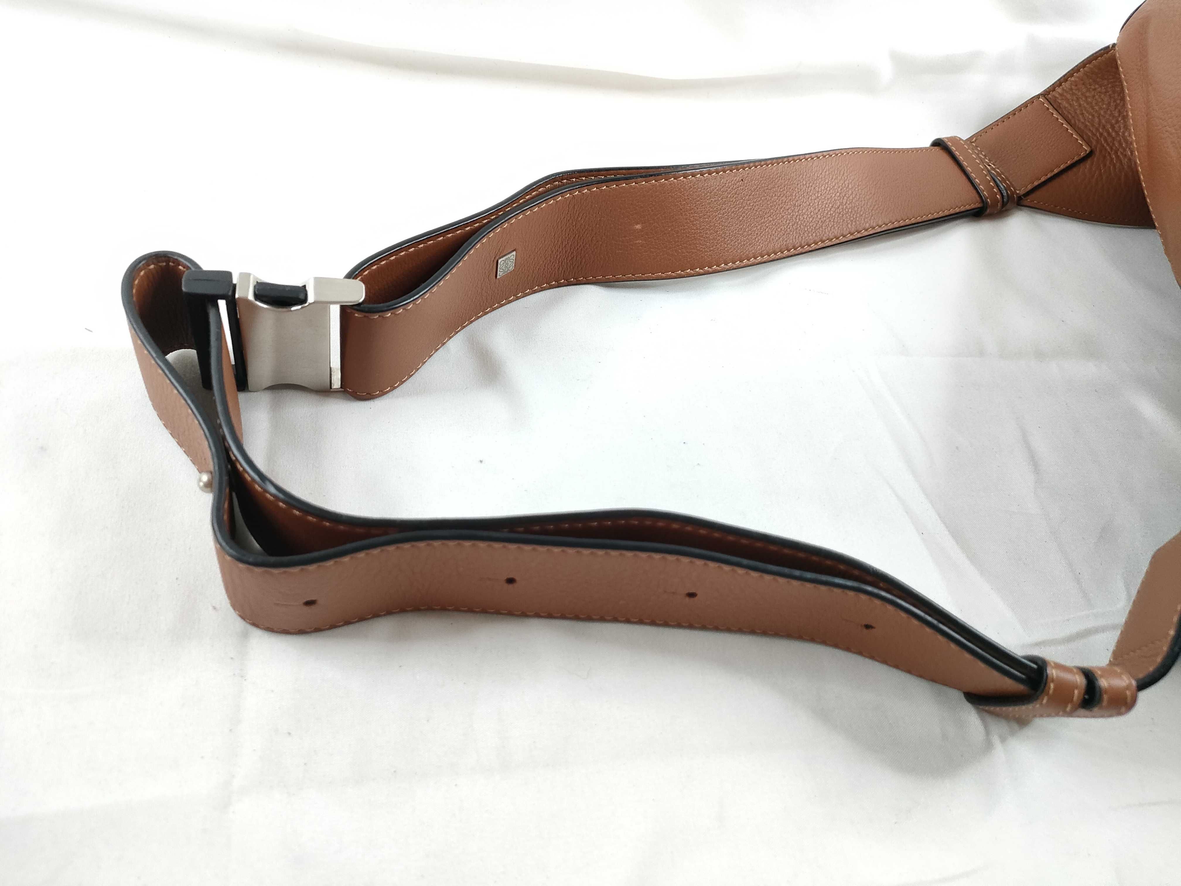 Brown Calf Puzzle Waist Bag — view 6