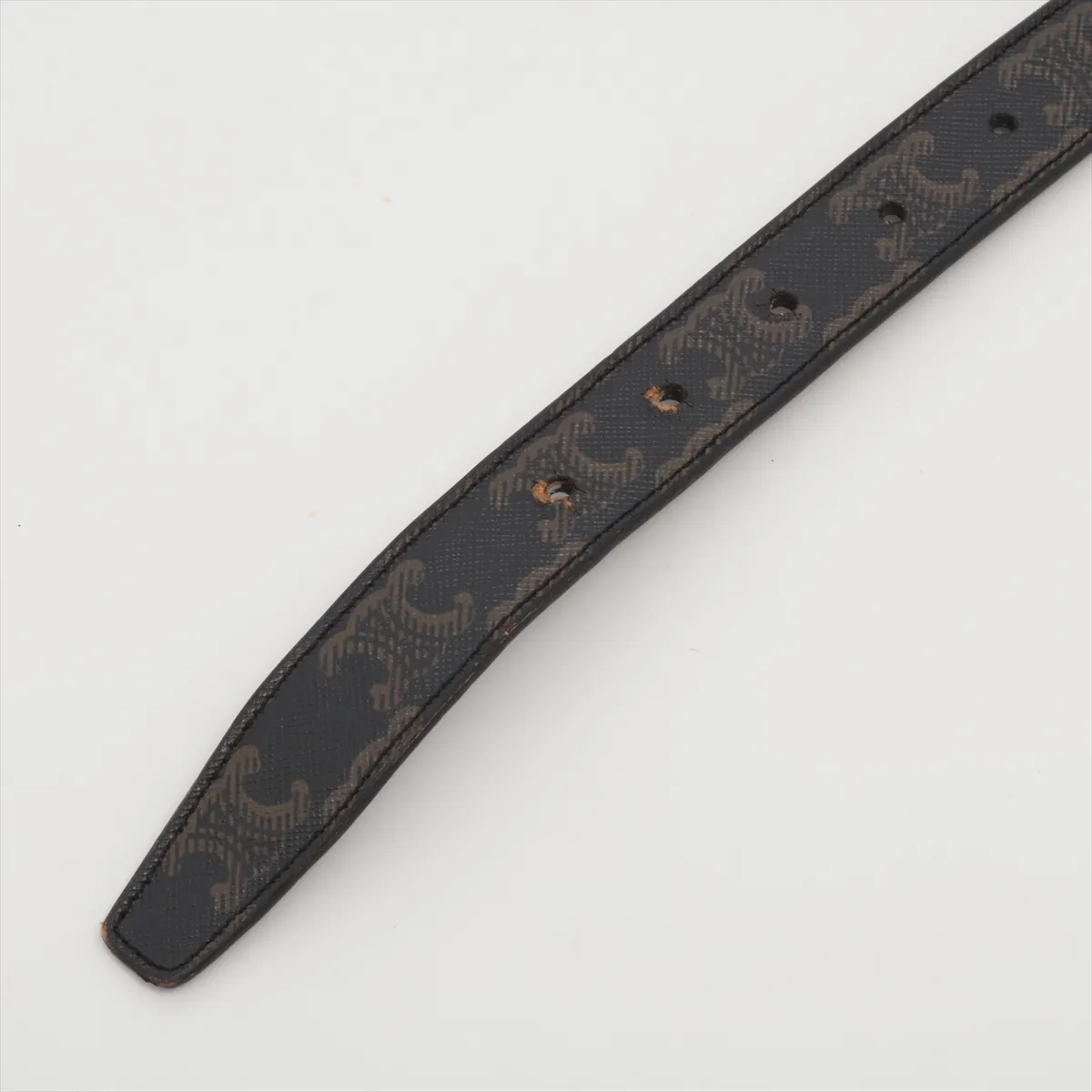 Triomphe belt, size 80, PVC. Shows signs of wear: — view 3