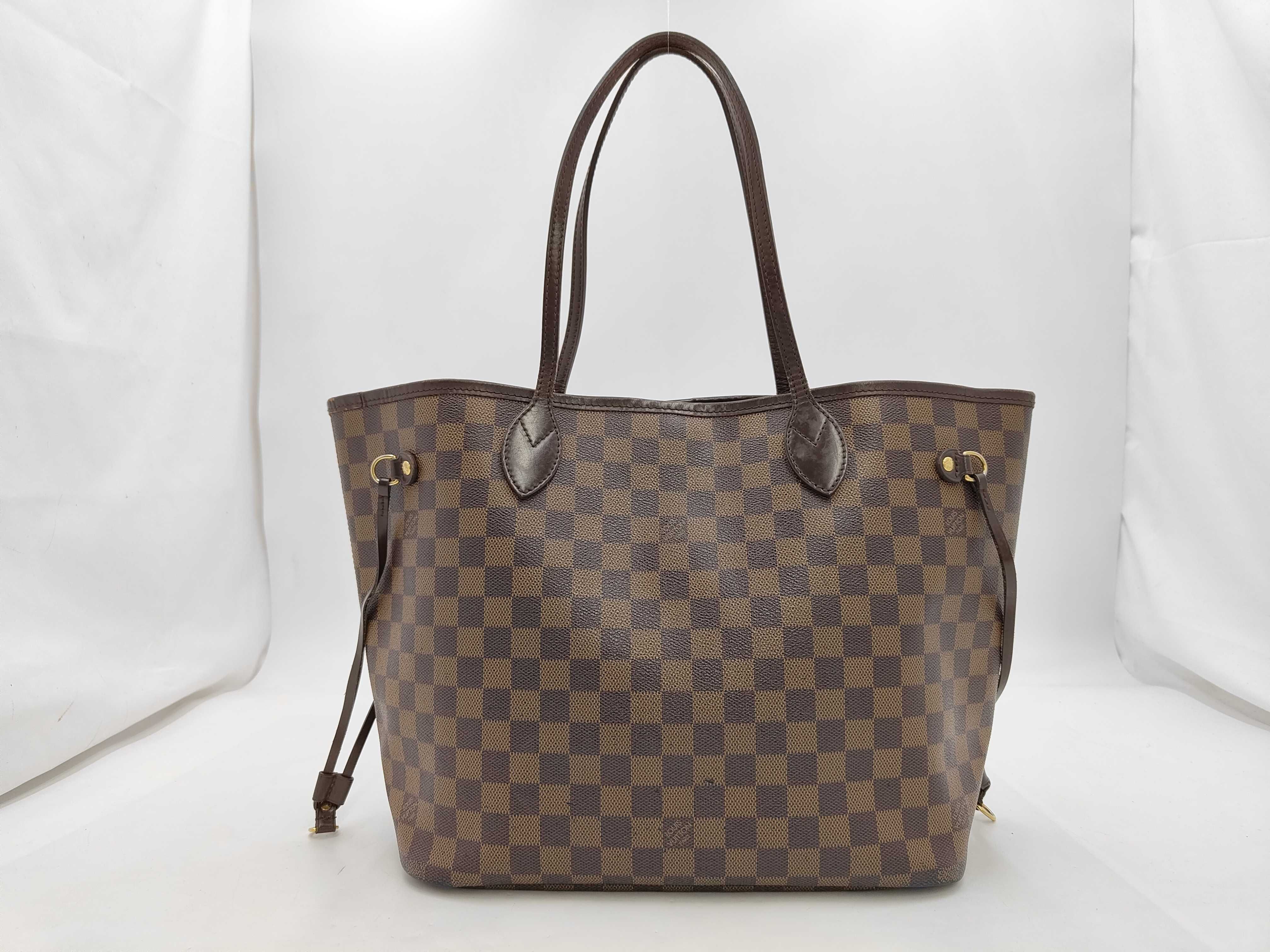 Damier Neverfull MM Cerise CA3150 Tote Bag