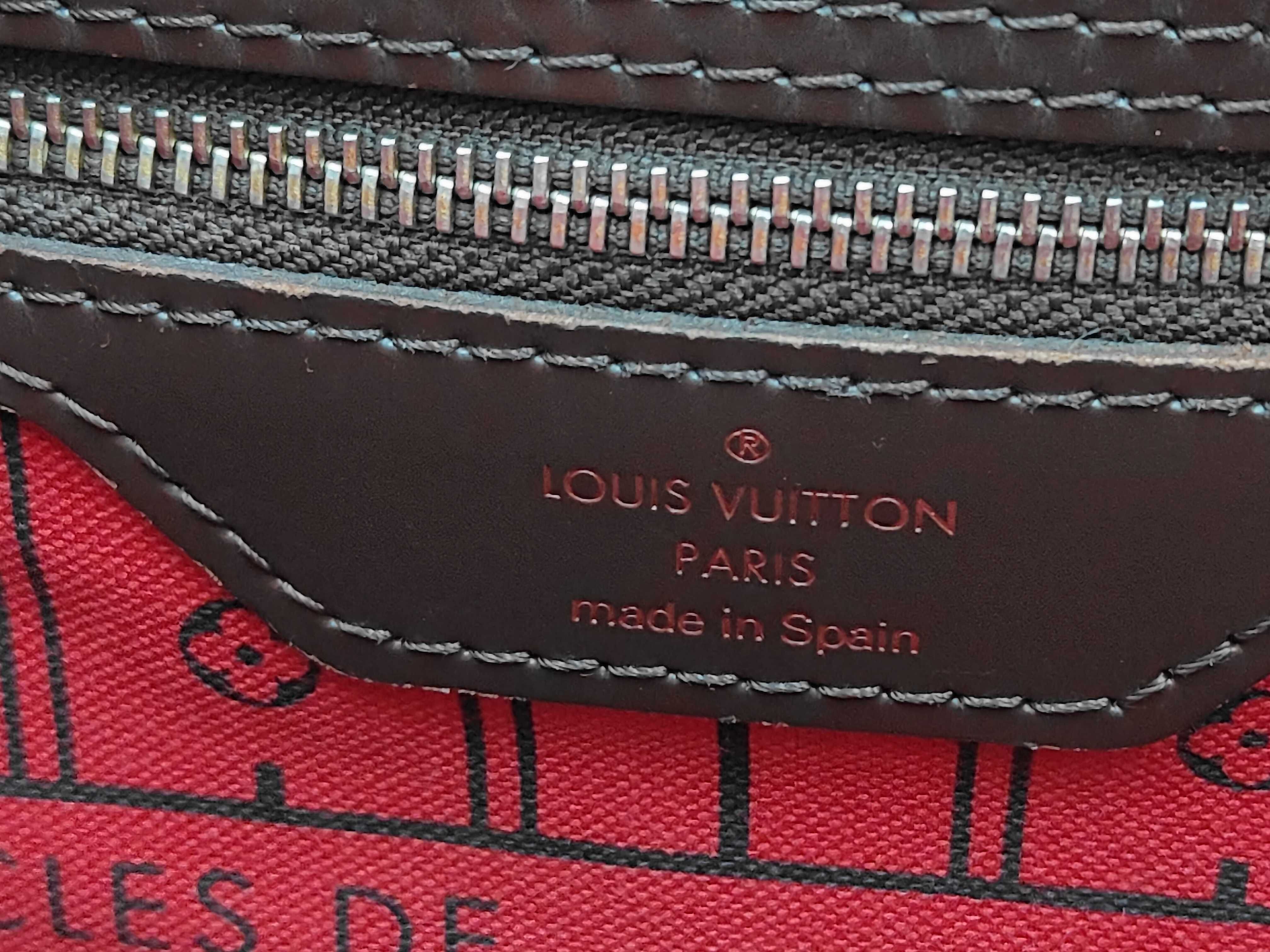 Damier Neverfull MM Cerise CA3150 Tote Bag — view 11