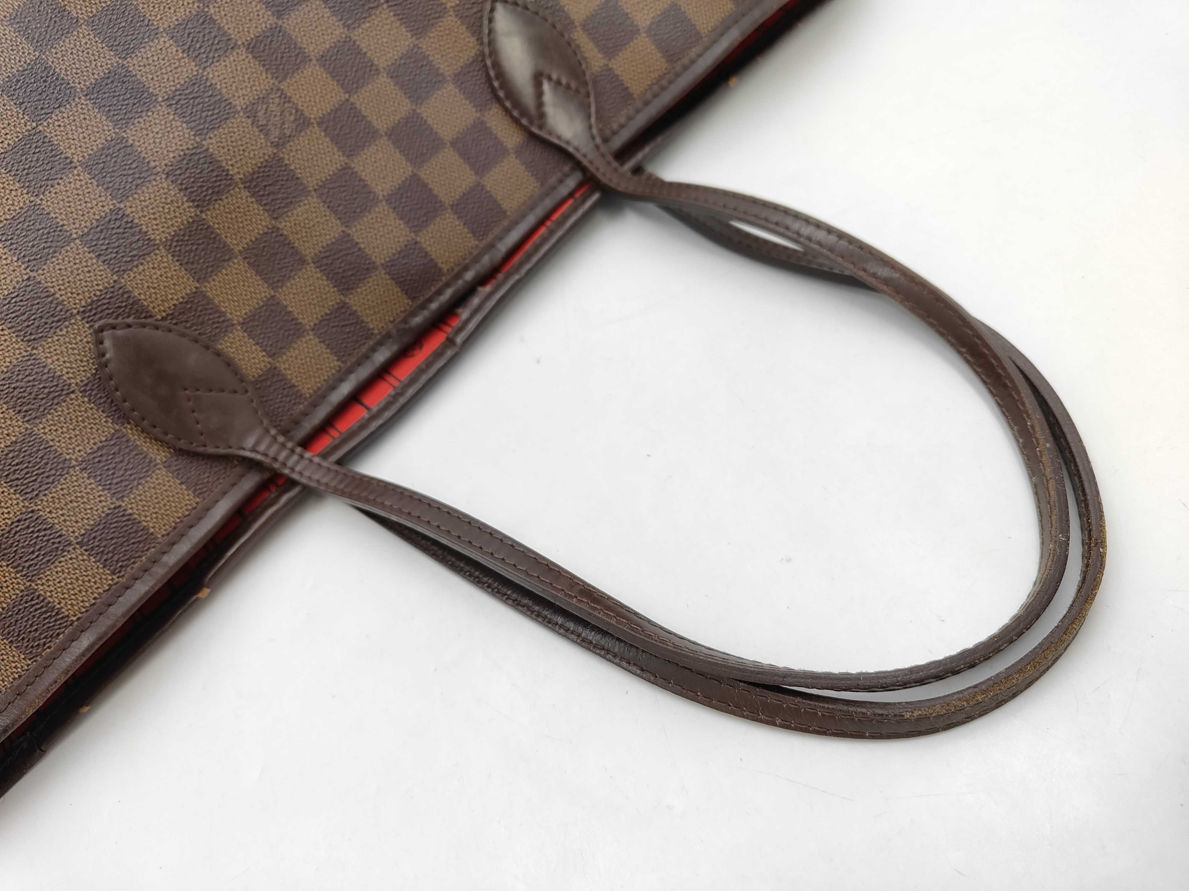 Damier Neverfull MM Cerise CA3150 Tote Bag — view 4