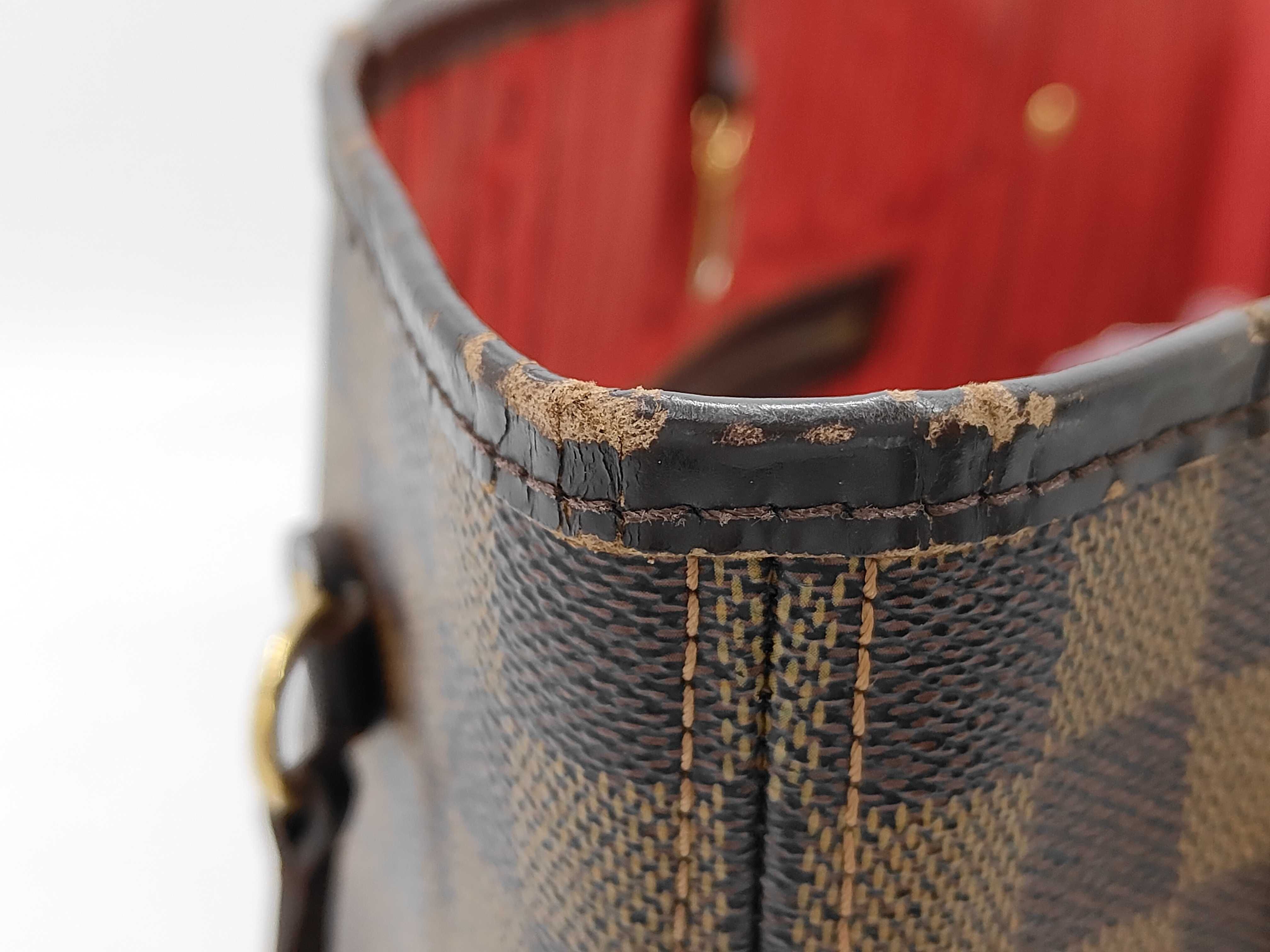 Damier Neverfull MM Cerise CA3150 Tote Bag — view 8