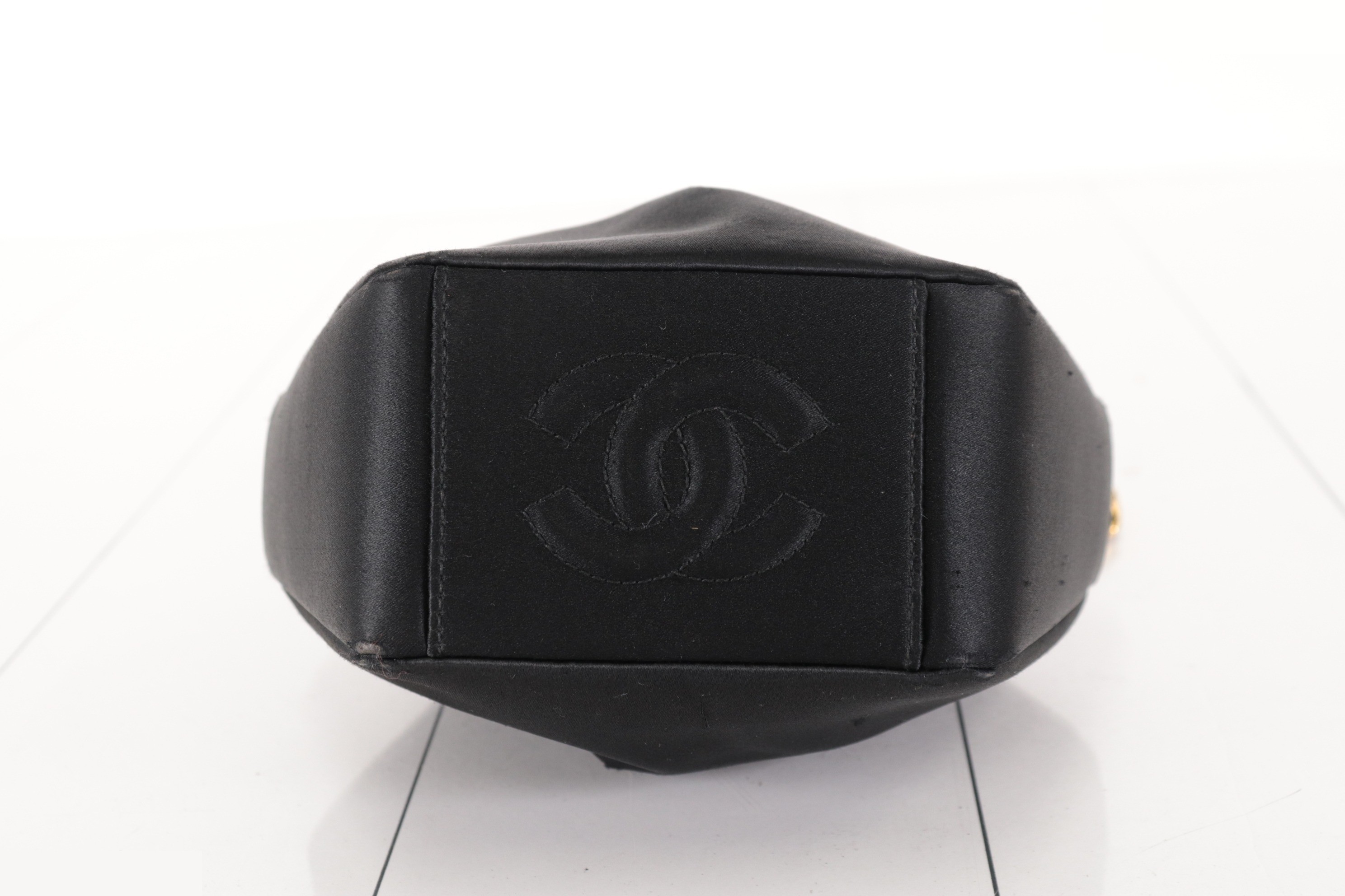 Satin coin purse with chain shoulder strap, item number 3 — view 7